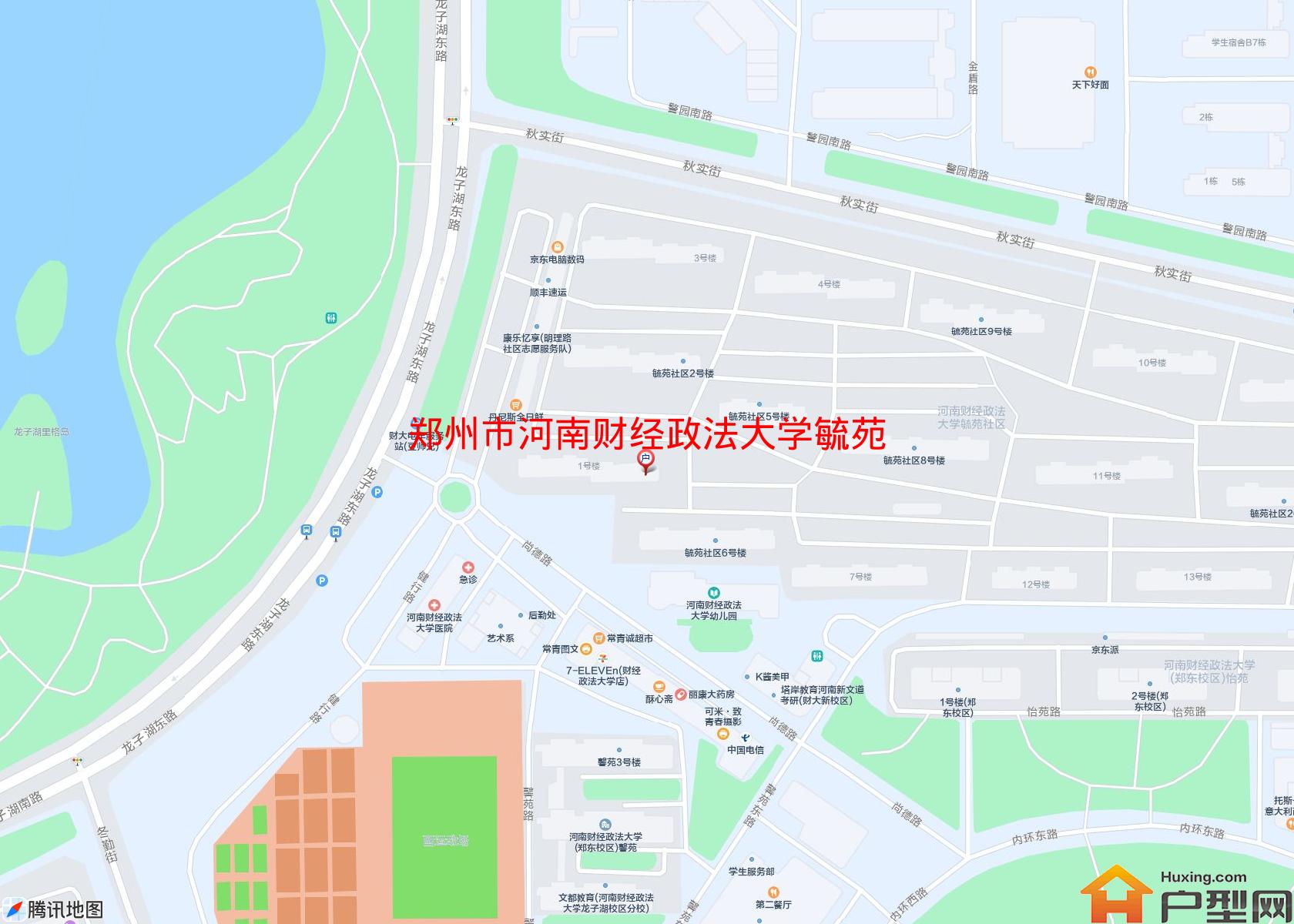 河南财经政法大学毓苑社区小区 - 户型网