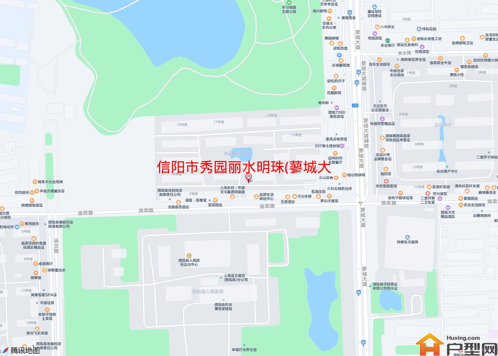 秀园丽水明珠(蓼城大道)小区 - 户型网