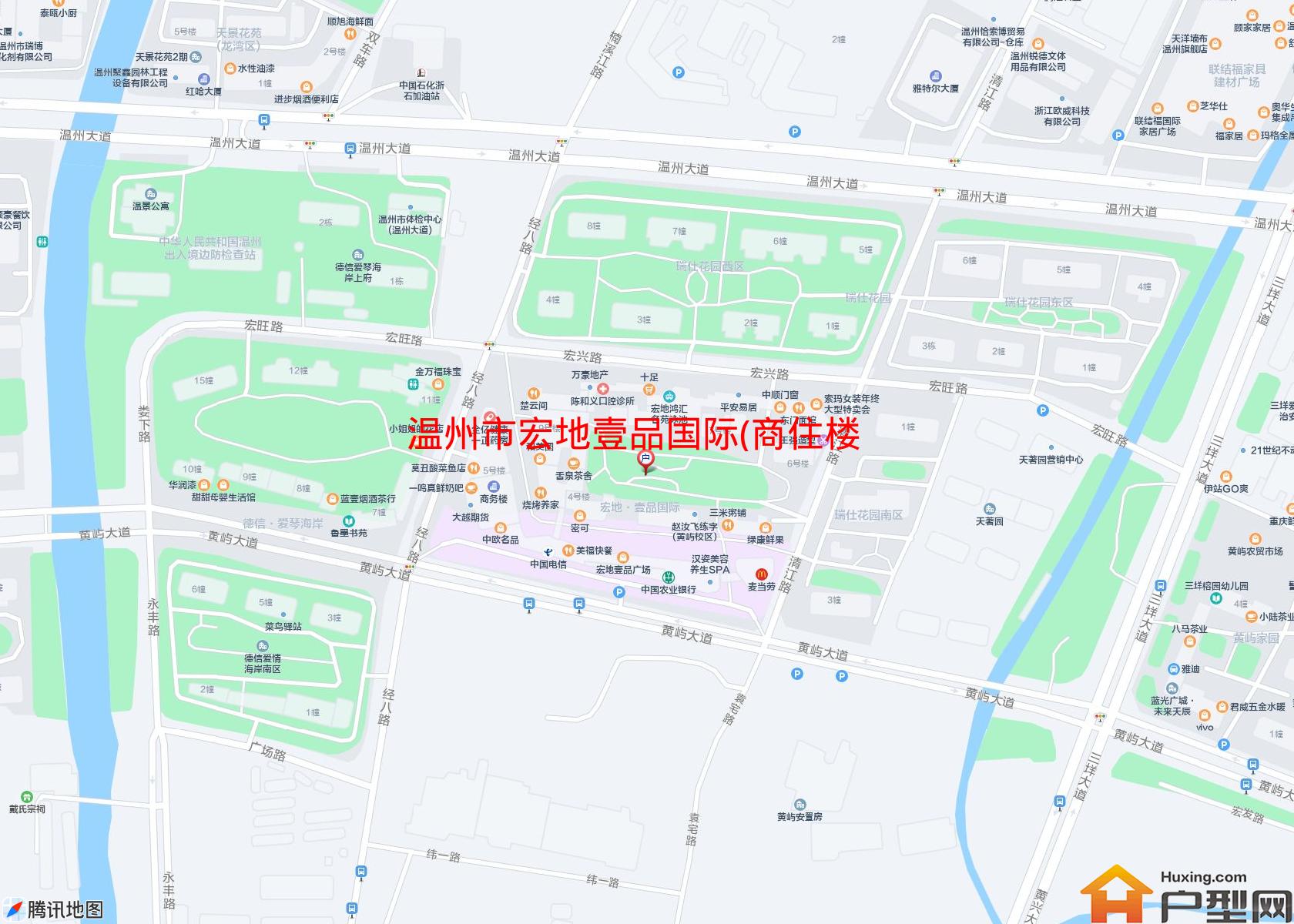 宏地壹品国际(商住楼)小区 - 户型网