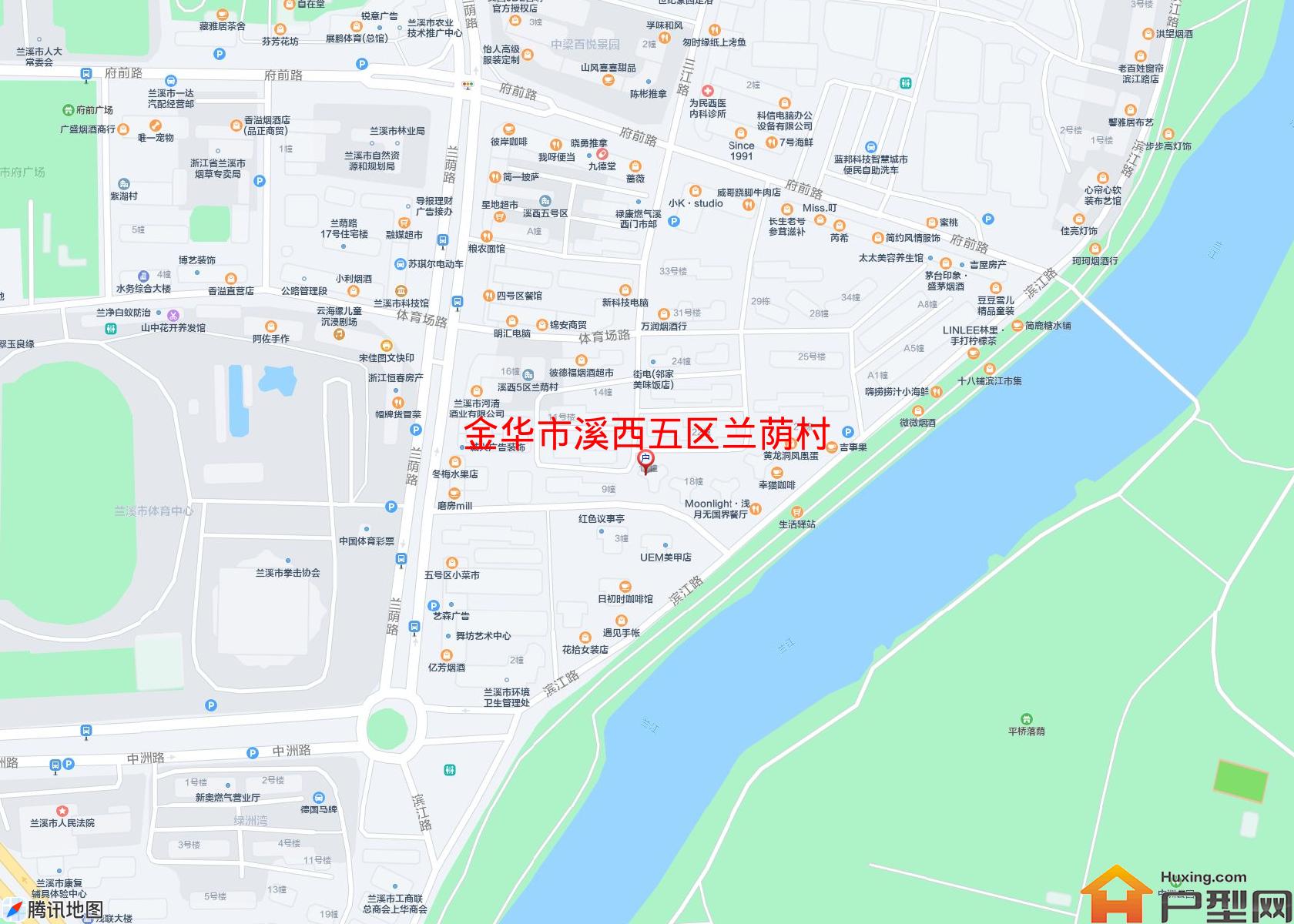溪西五区兰荫村小区 - 户型网