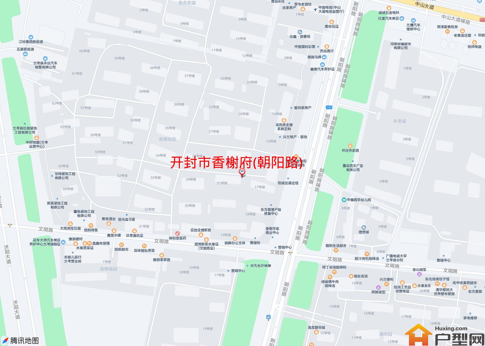 香榭府(朝阳路)小区 - 户型网