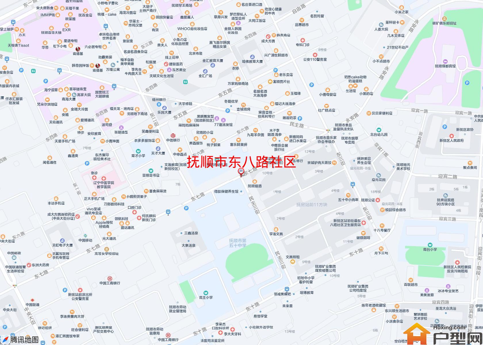 东八路社区小区 - 户型网