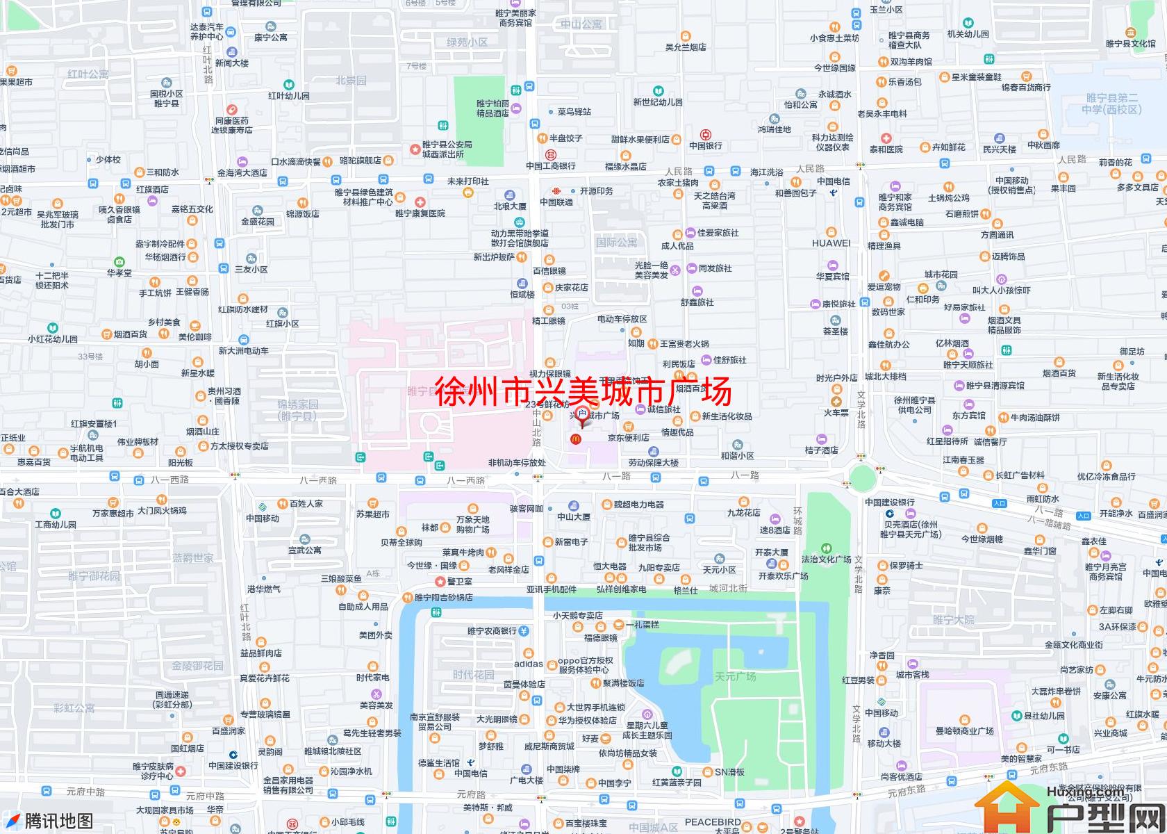 兴美城市广场小区 - 户型网