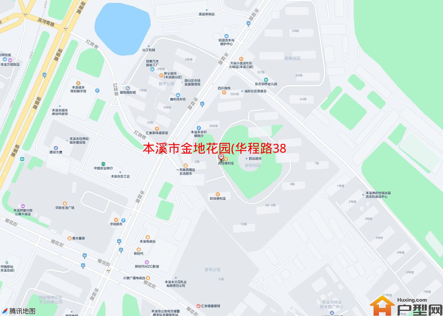 金地花园(华程路38号)小区 - 户型网