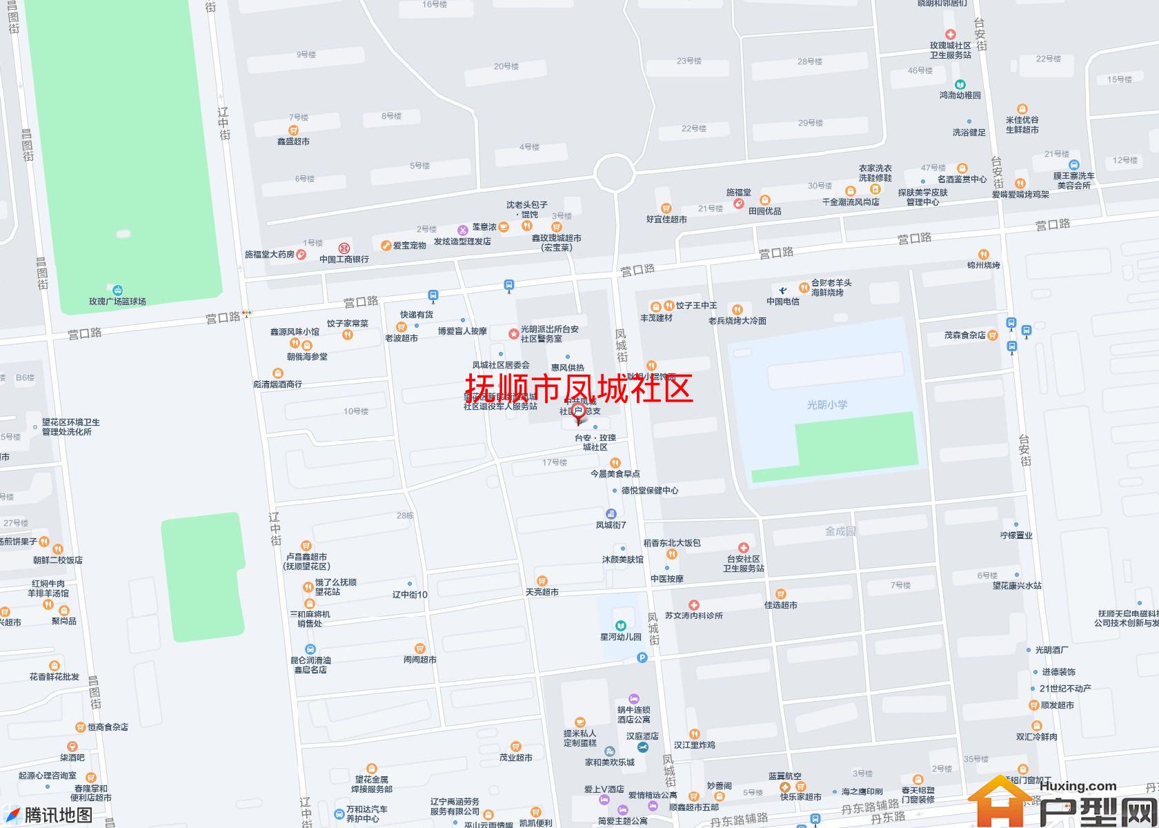 凤城社区小区 - 户型网