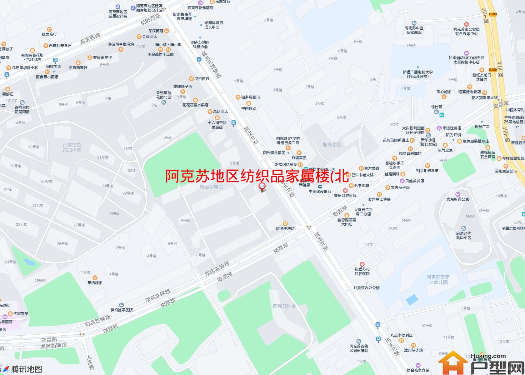 纺织品家属楼(北大街)小区 - 户型网