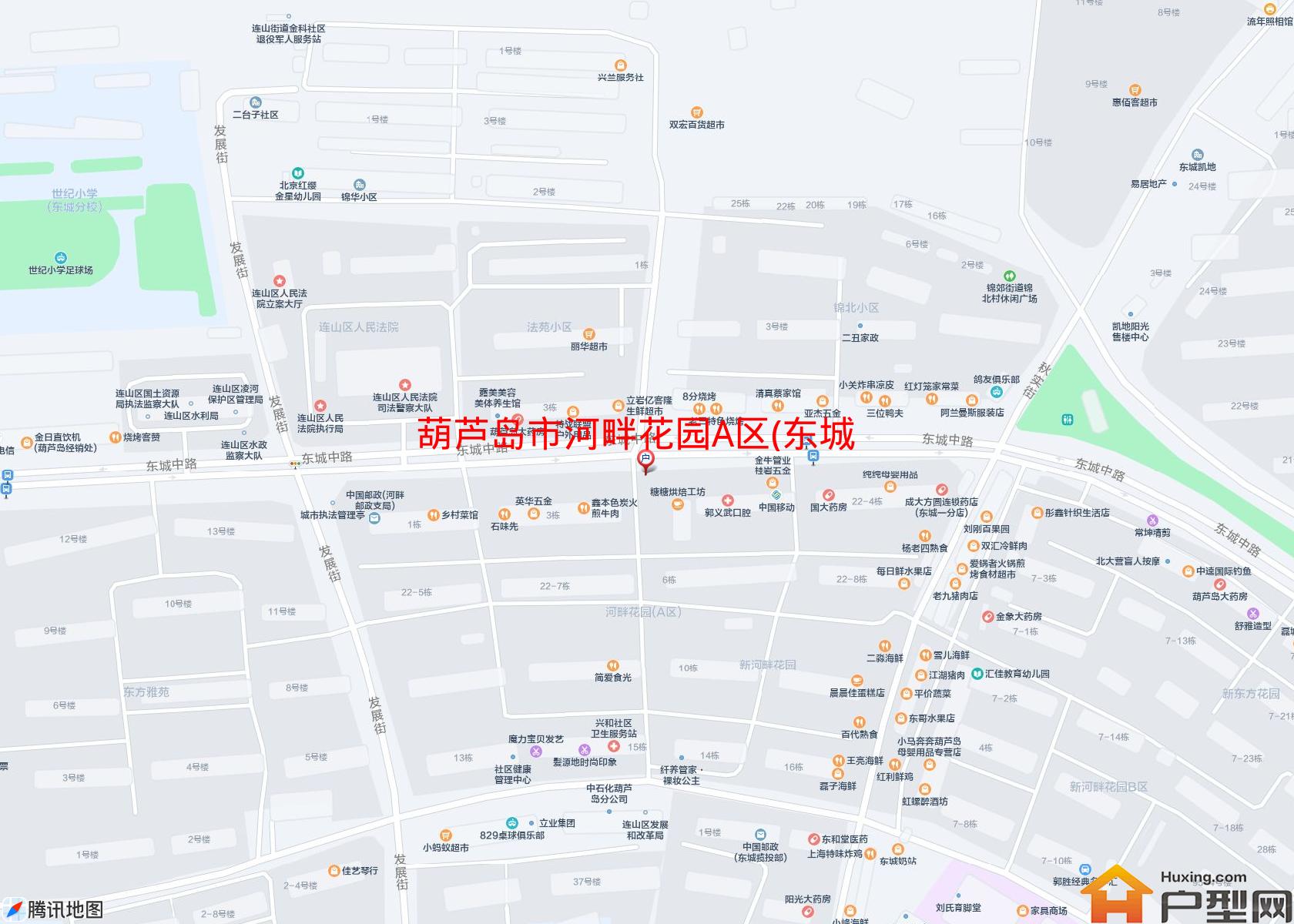 河畔花园A区(东城中路22号)小区 - 户型网