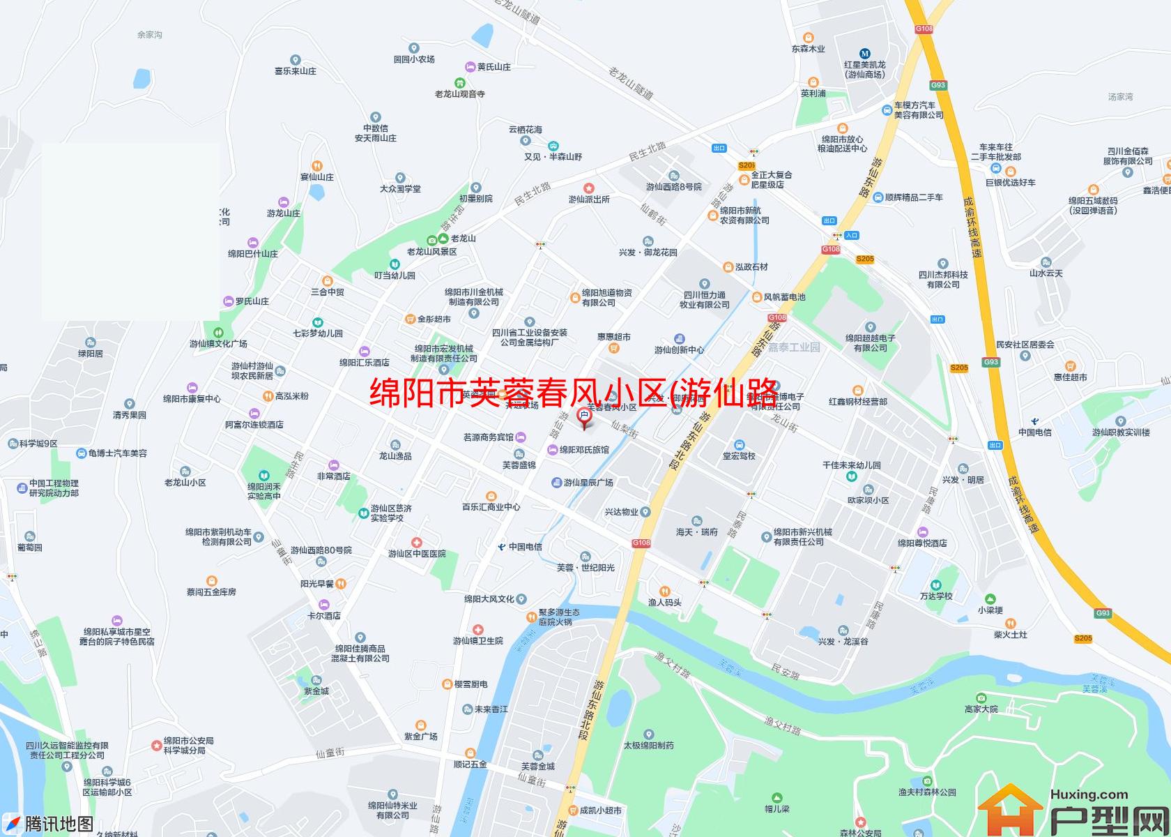 芙蓉春风小区(游仙路234号)小区 - 户型网