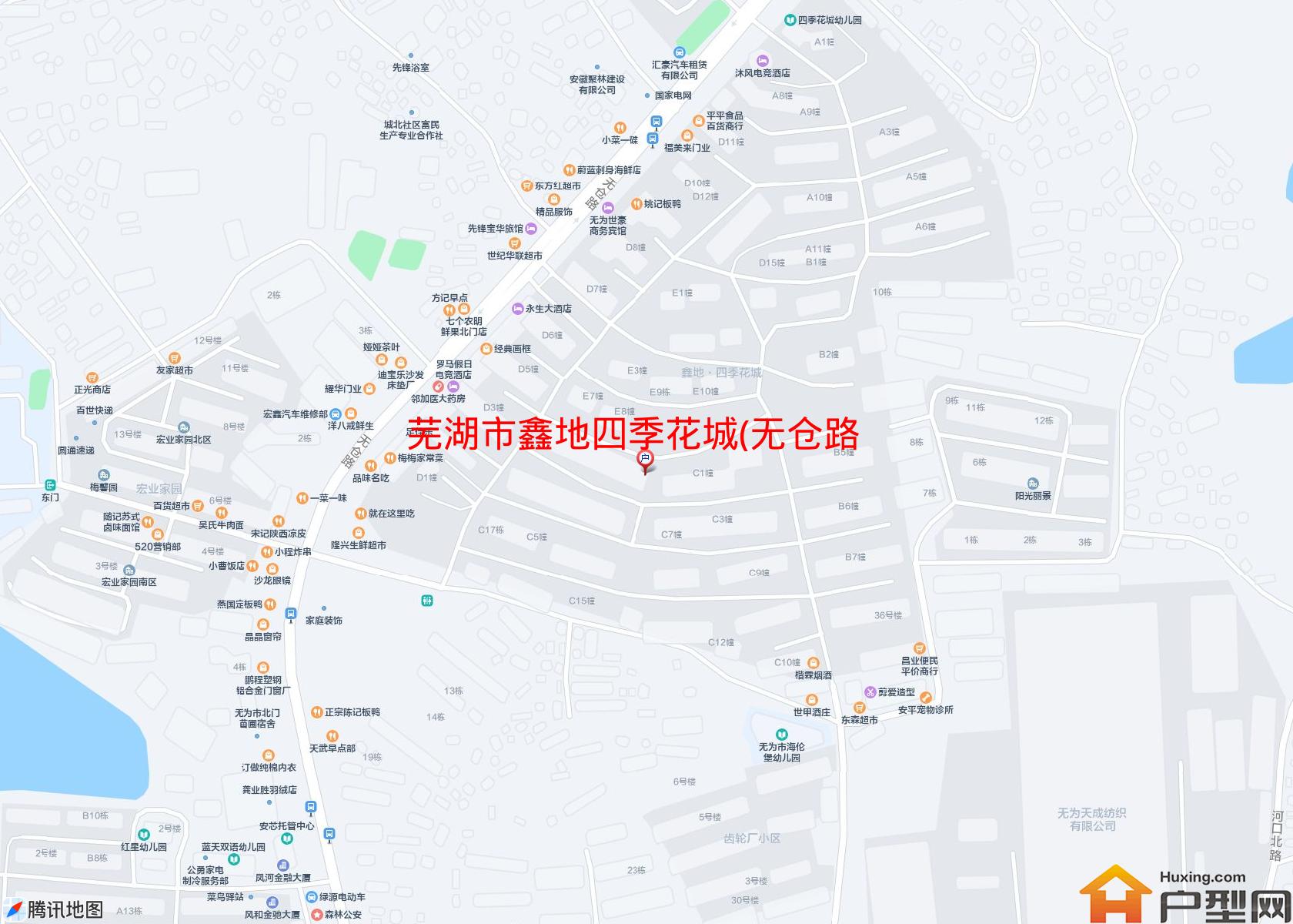 鑫地四季花城(无仓路)小区 - 户型网