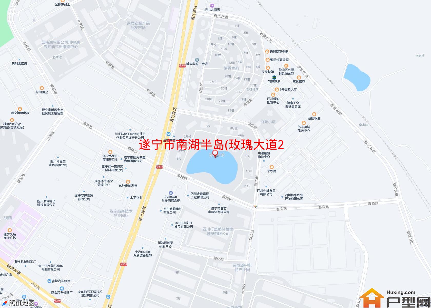 南湖半岛(玫瑰大道263号)小区 - 户型网