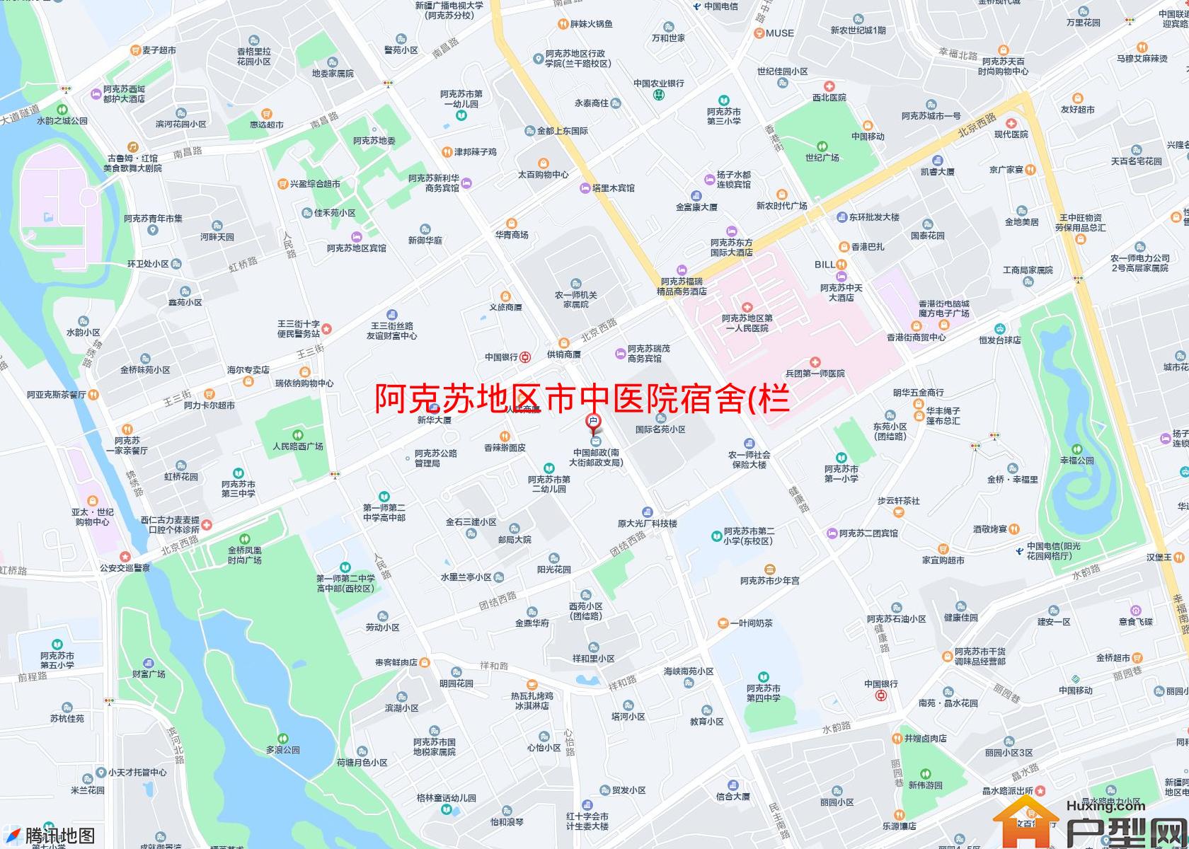 市中医院宿舍(栏杆路)小区 - 户型网