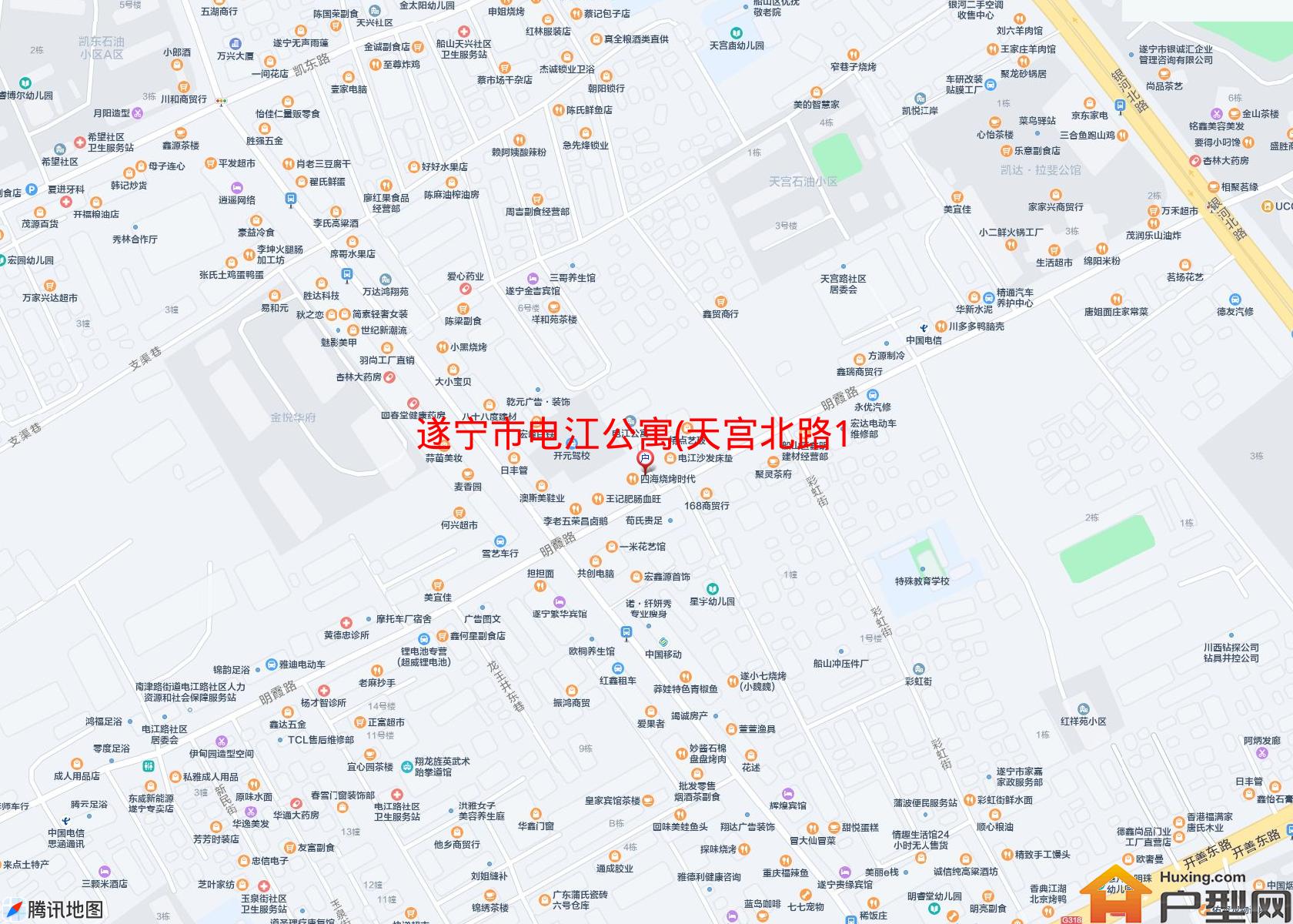 电江公寓(天宫北路152号)小区 - 户型网