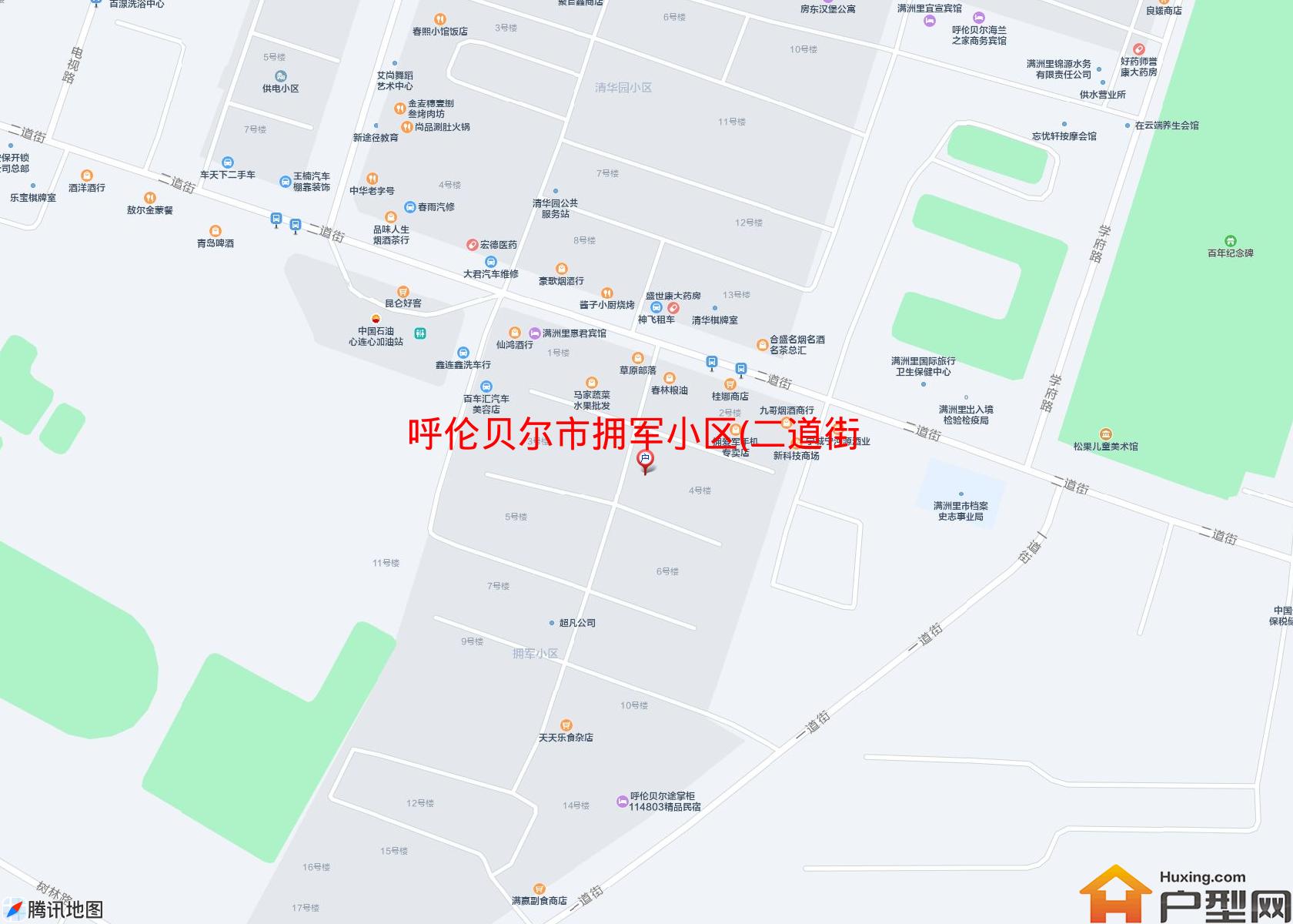 拥军小区(二道街)小区 - 户型网