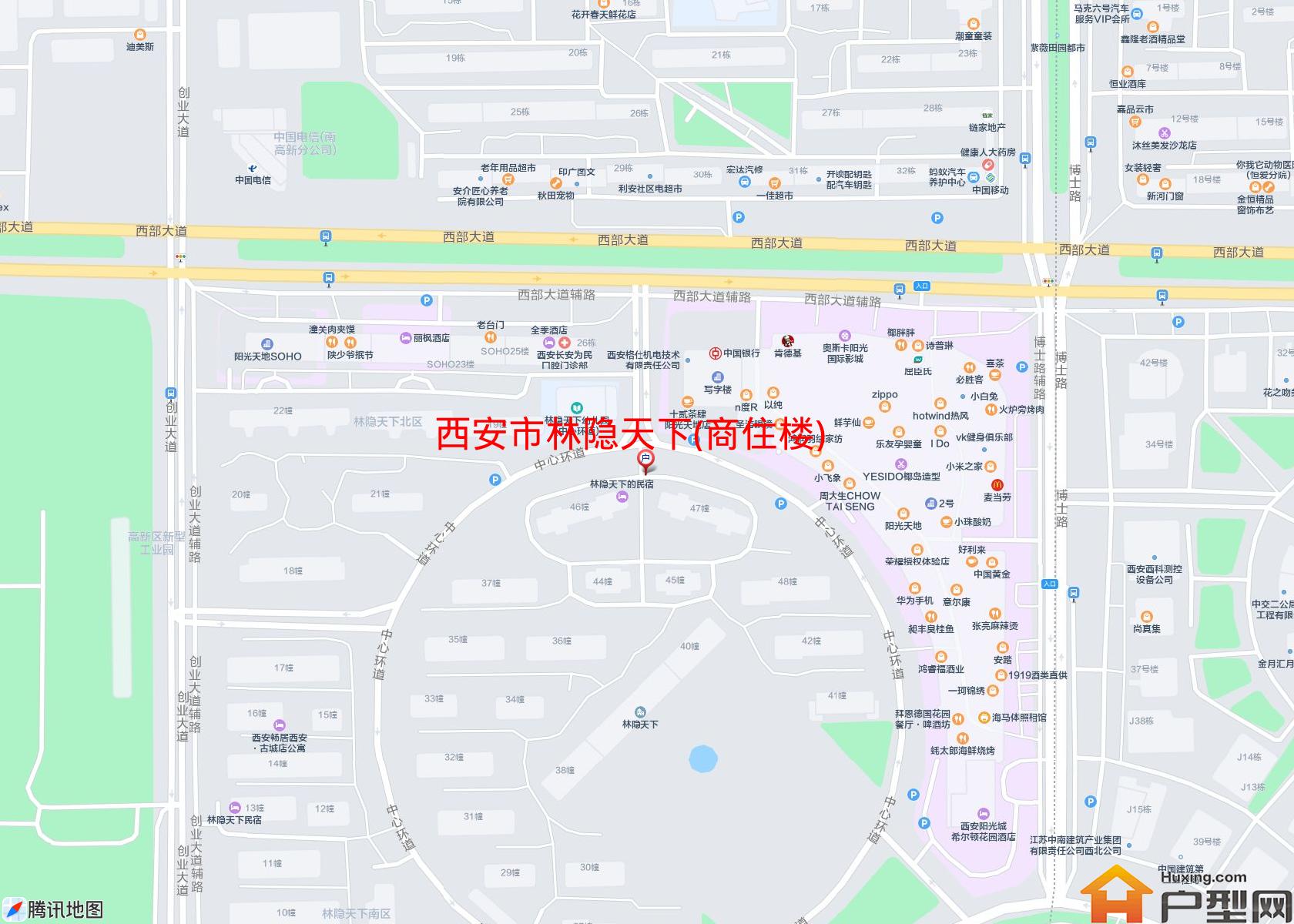 林隐天下(商住楼)小区 - 户型网