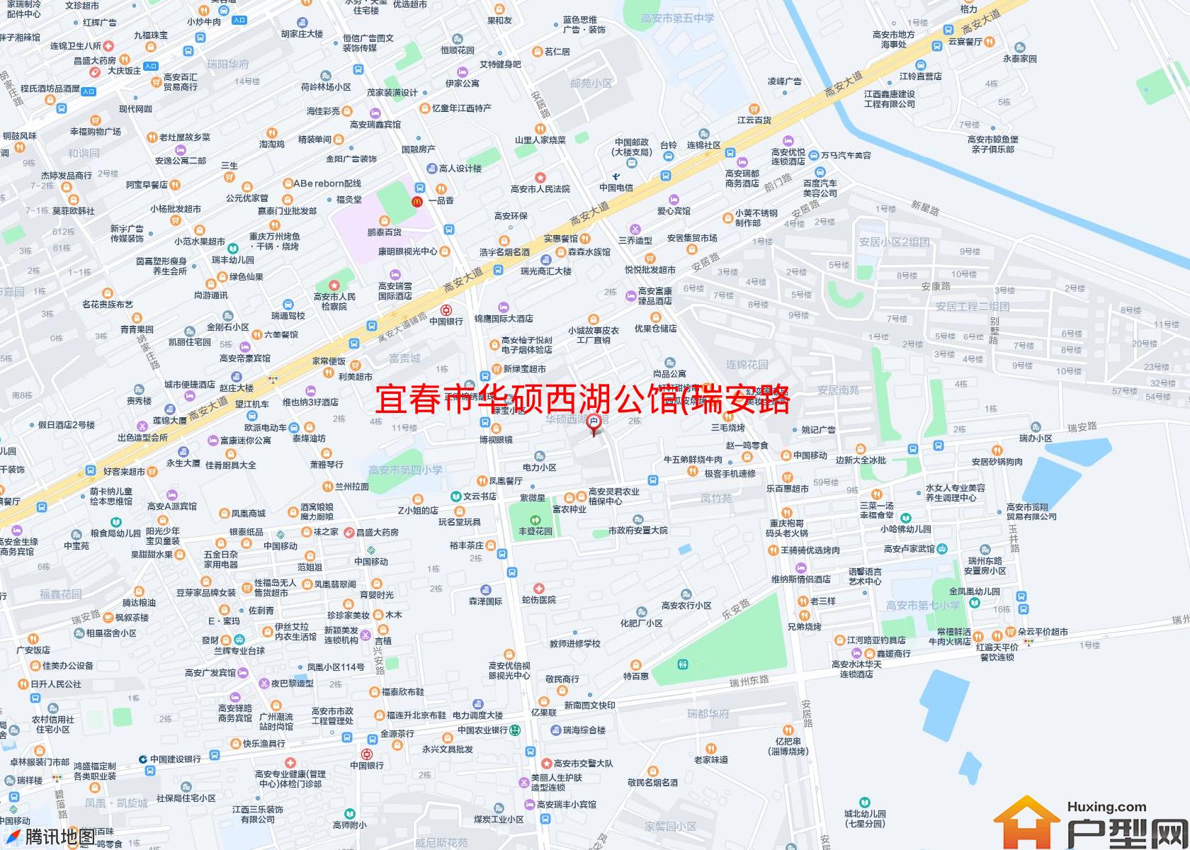 华硕西湖公馆(瑞安路)小区 - 户型网