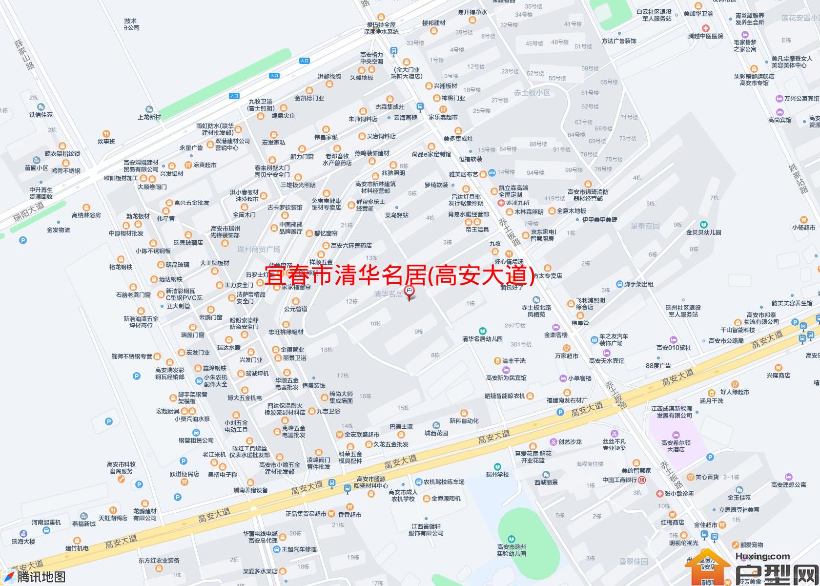 清华名居(高安大道)小区 - 户型网