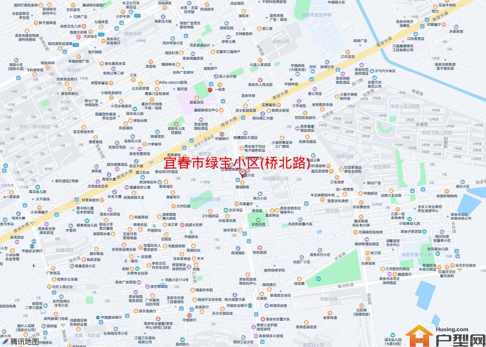 绿宝小区(桥北路)小区 - 户型网