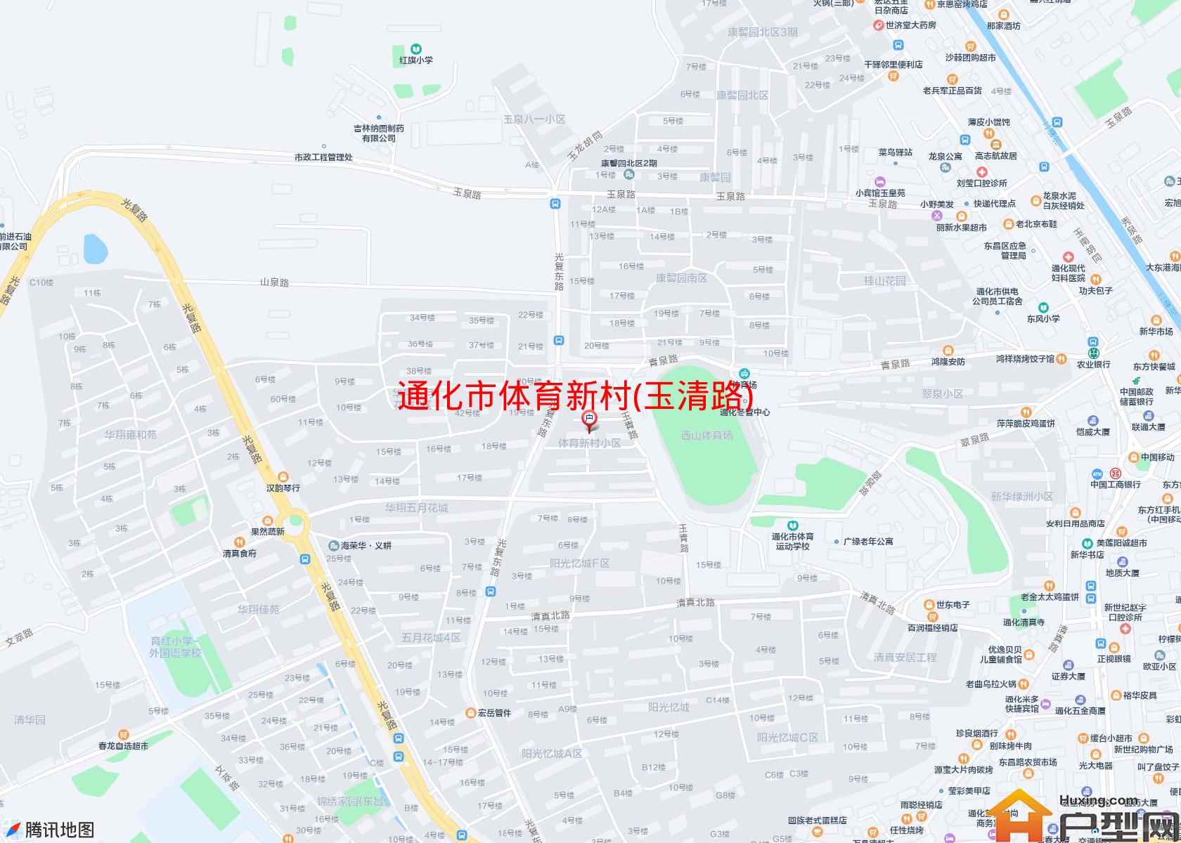 体育新村(玉清路)小区 - 户型网