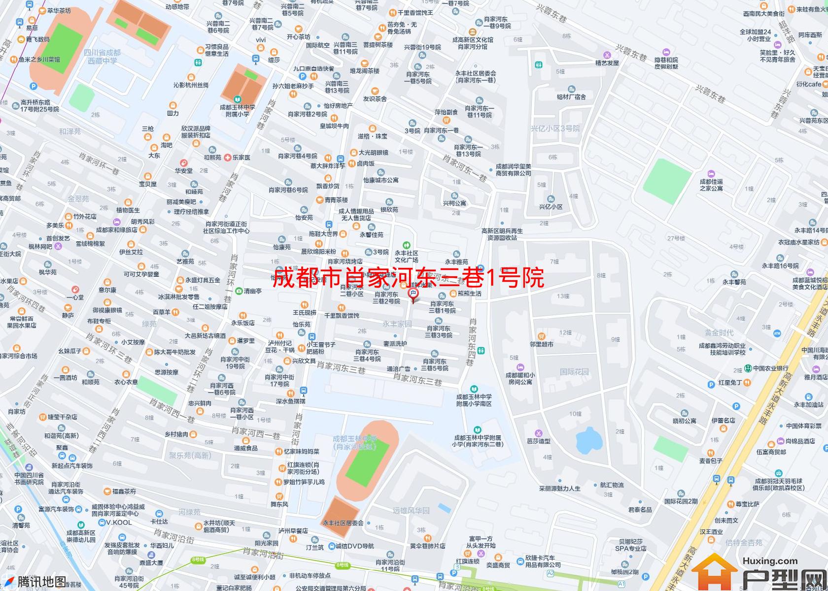 肖家河东三巷1号院小区 - 户型网