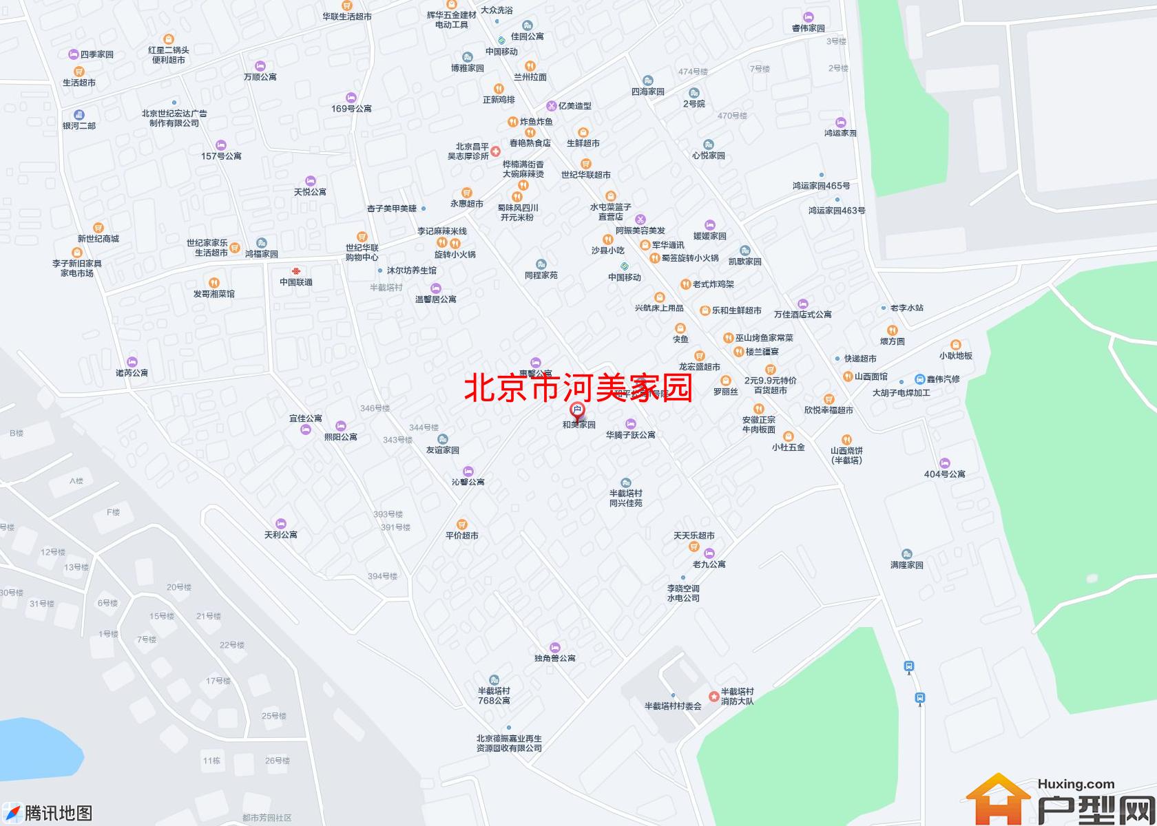 河美家园小区 - 户型网
