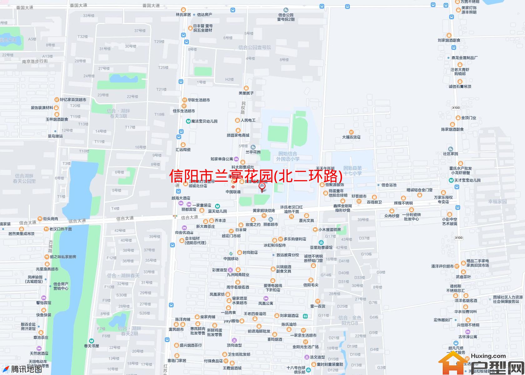 兰亭花园(北二环路)小区 - 户型网