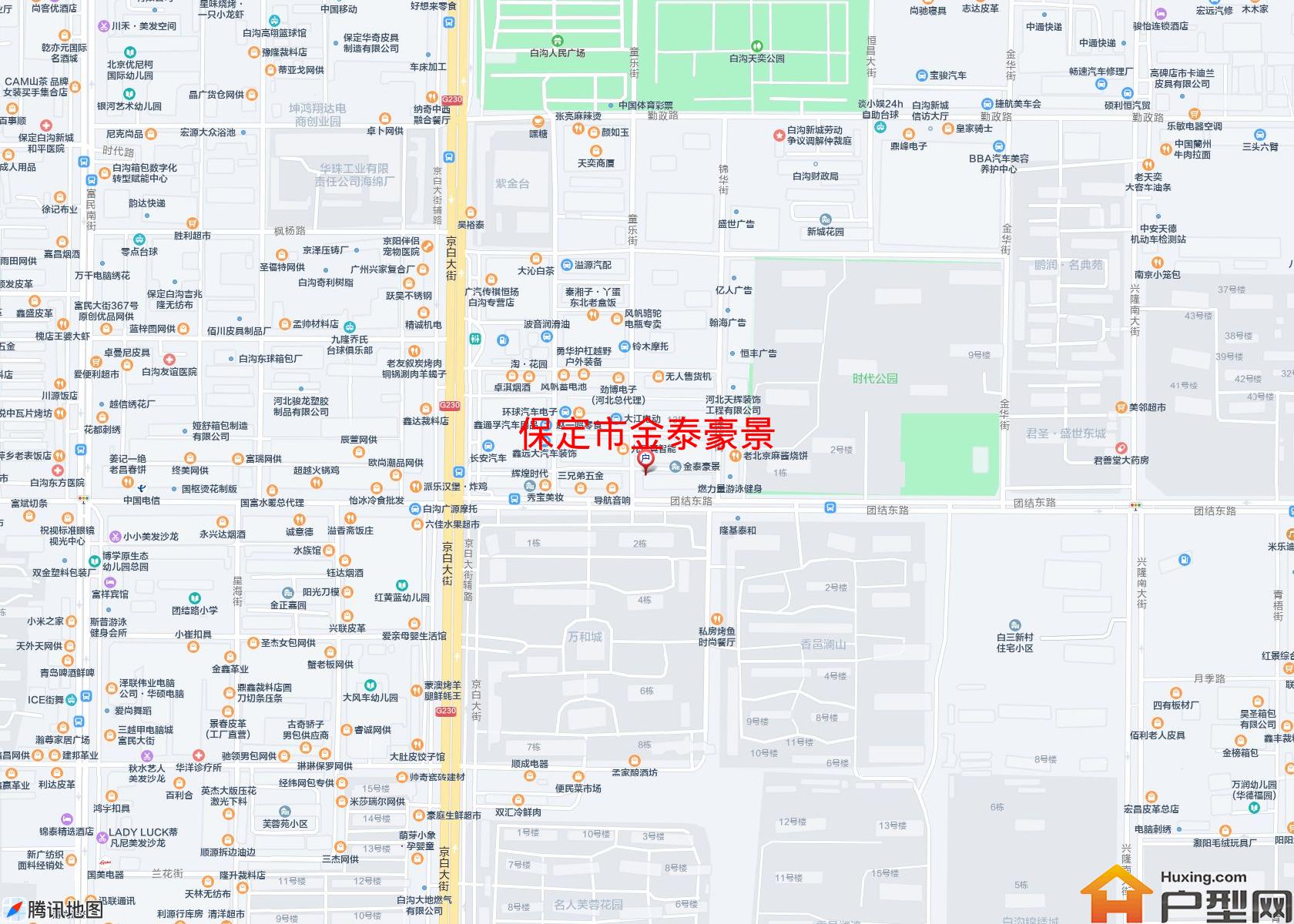 金泰豪景小区 - 户型网