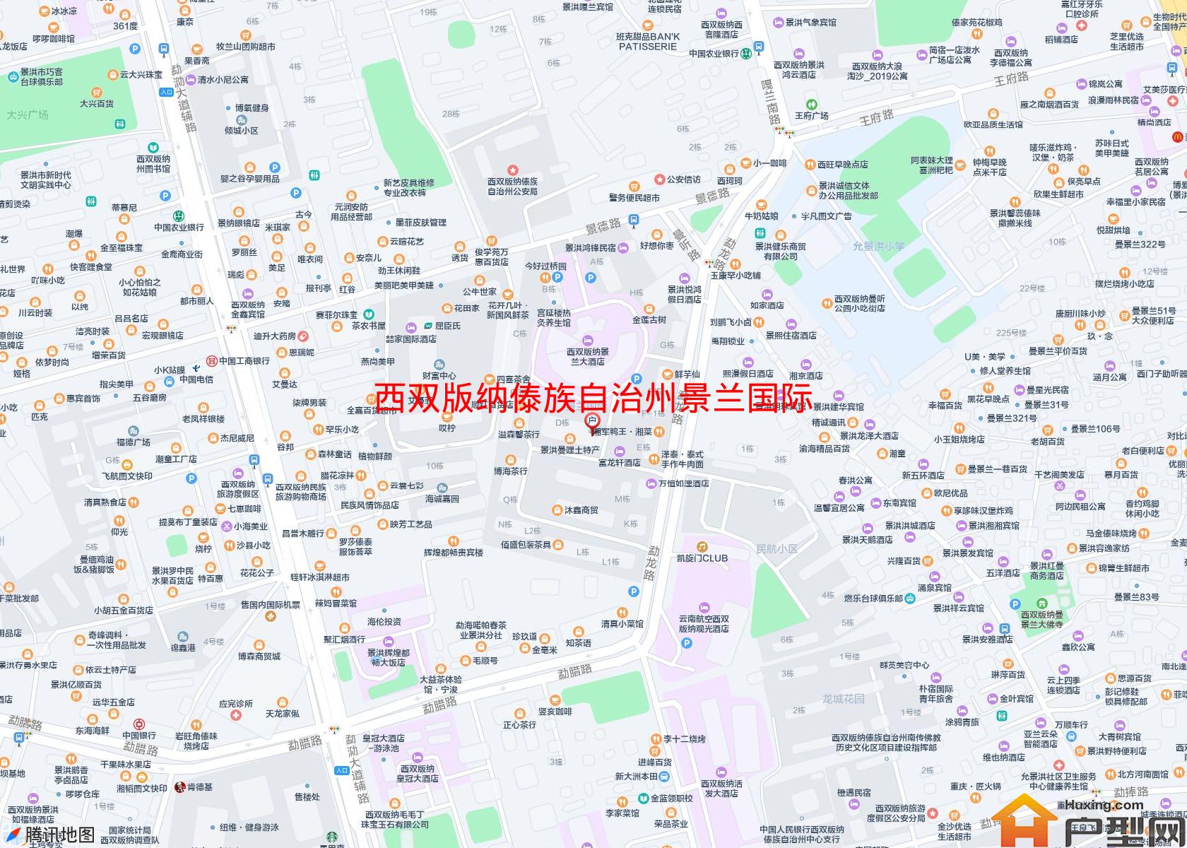 景兰国际(景德路6号)小区 - 户型网