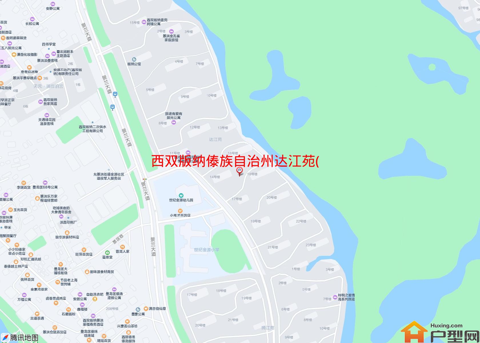 达江苑(曼听路)小区 - 户型网