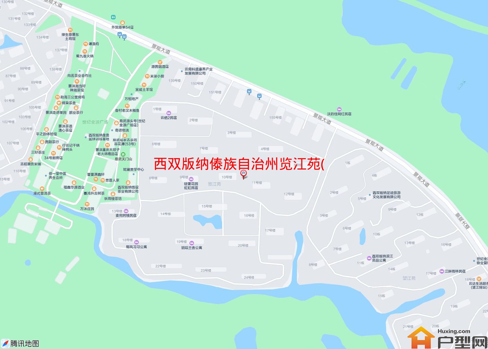 览江苑(勐海路)小区 - 户型网