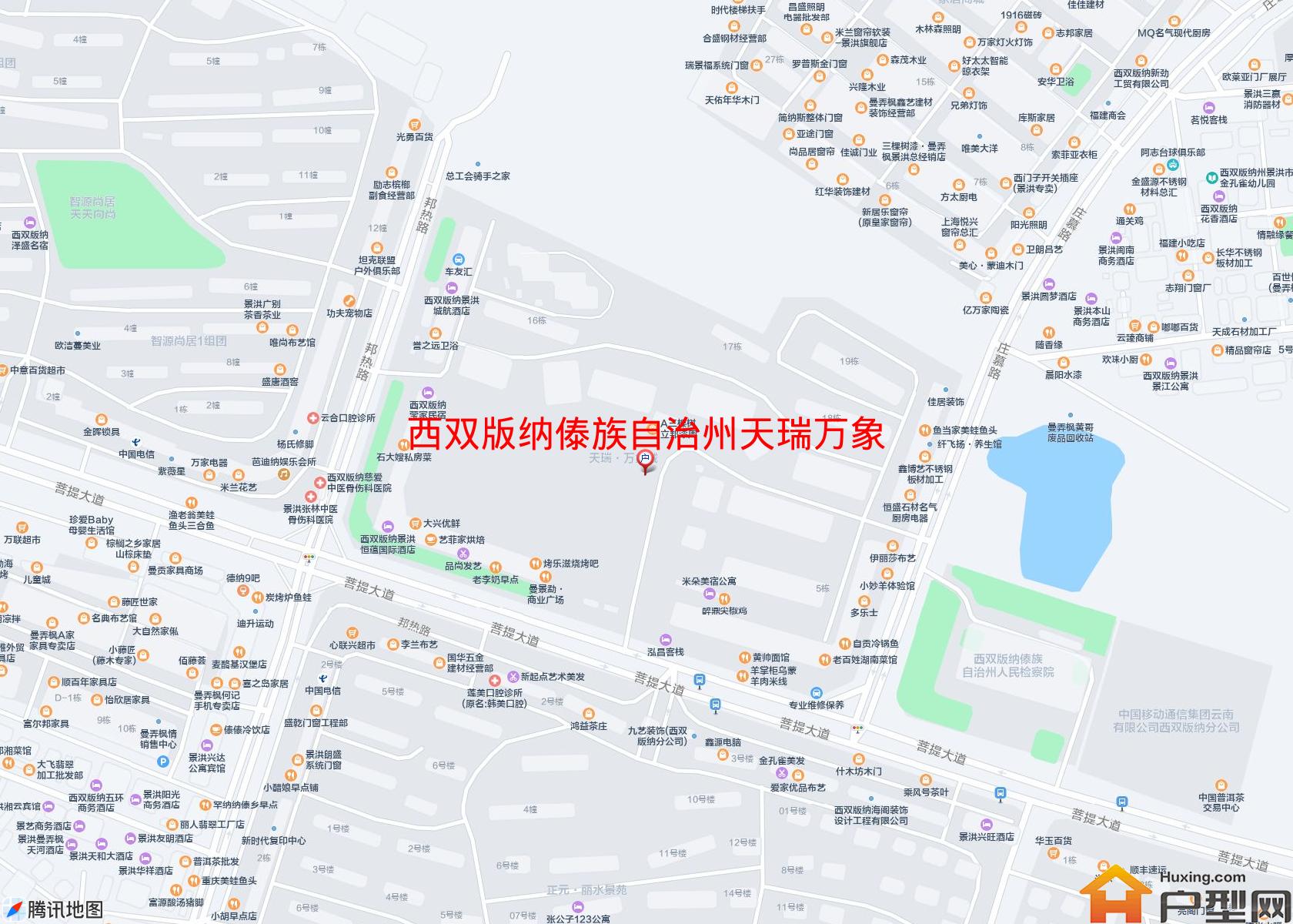 天瑞万象城(菩提大道)小区 - 户型网