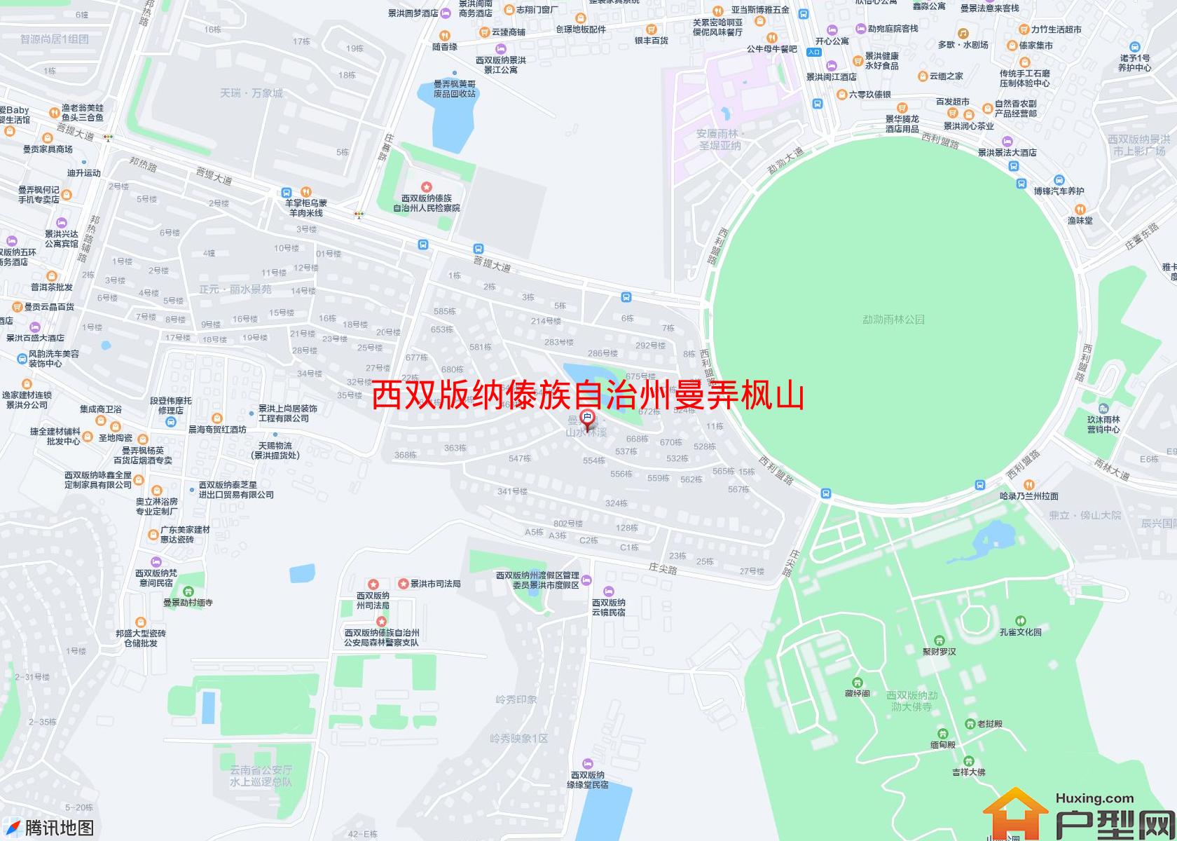 曼弄枫山水林溪(菩提大道)小区 - 户型网