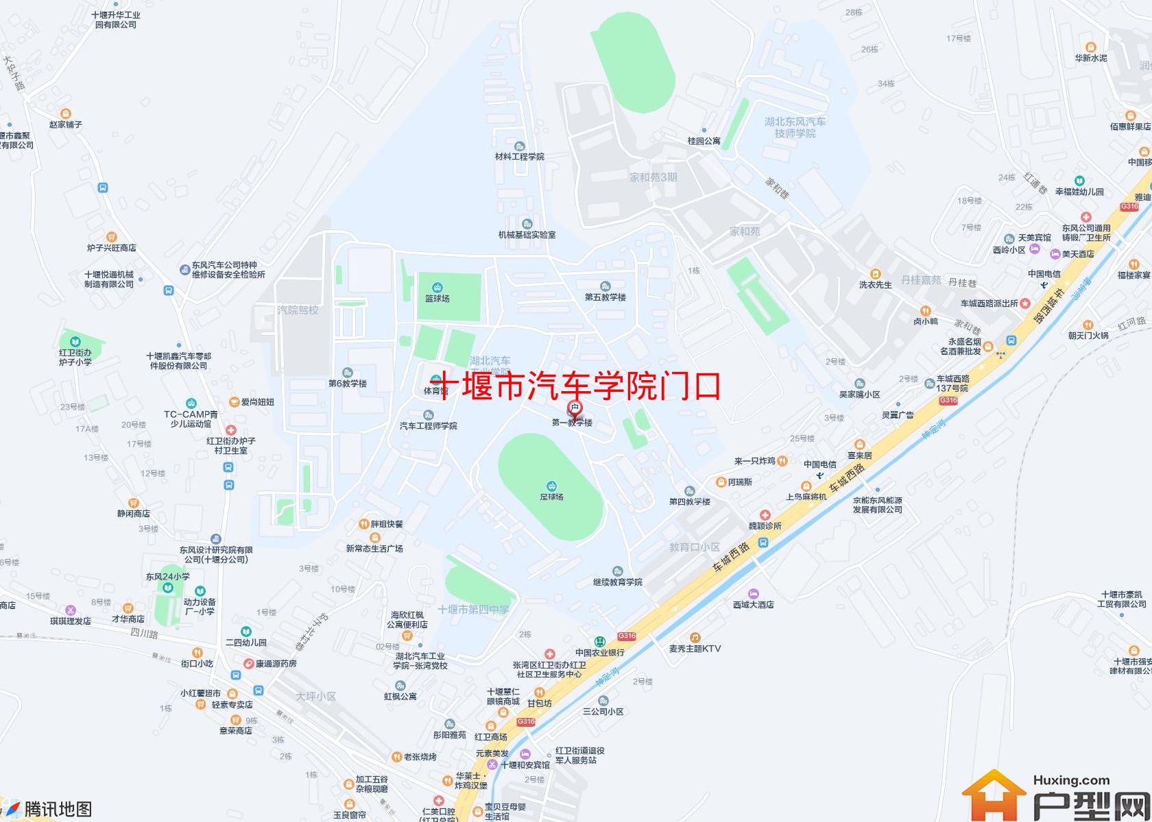 汽车学院门口小区 - 户型网