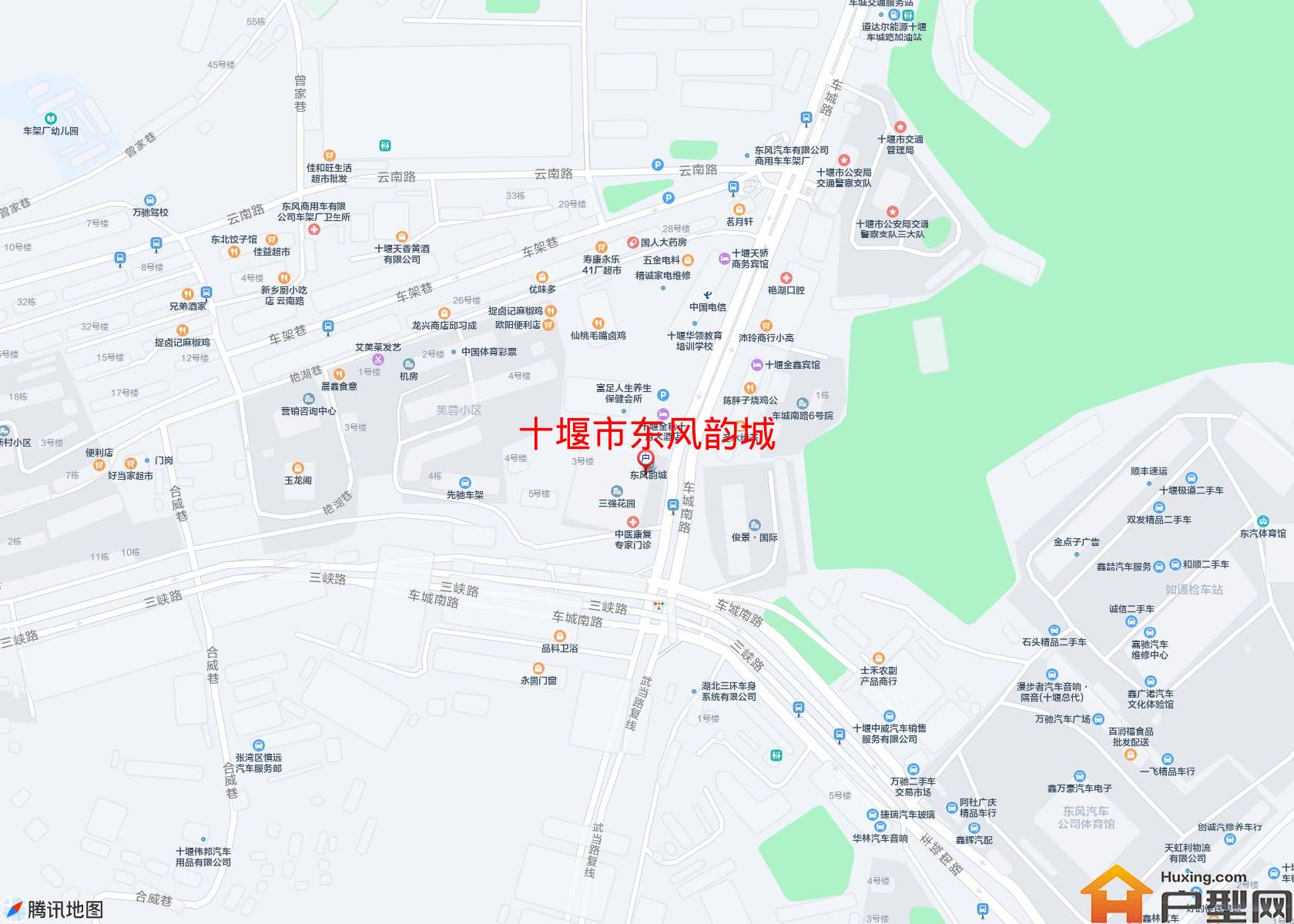 东风韵城小区 - 户型网