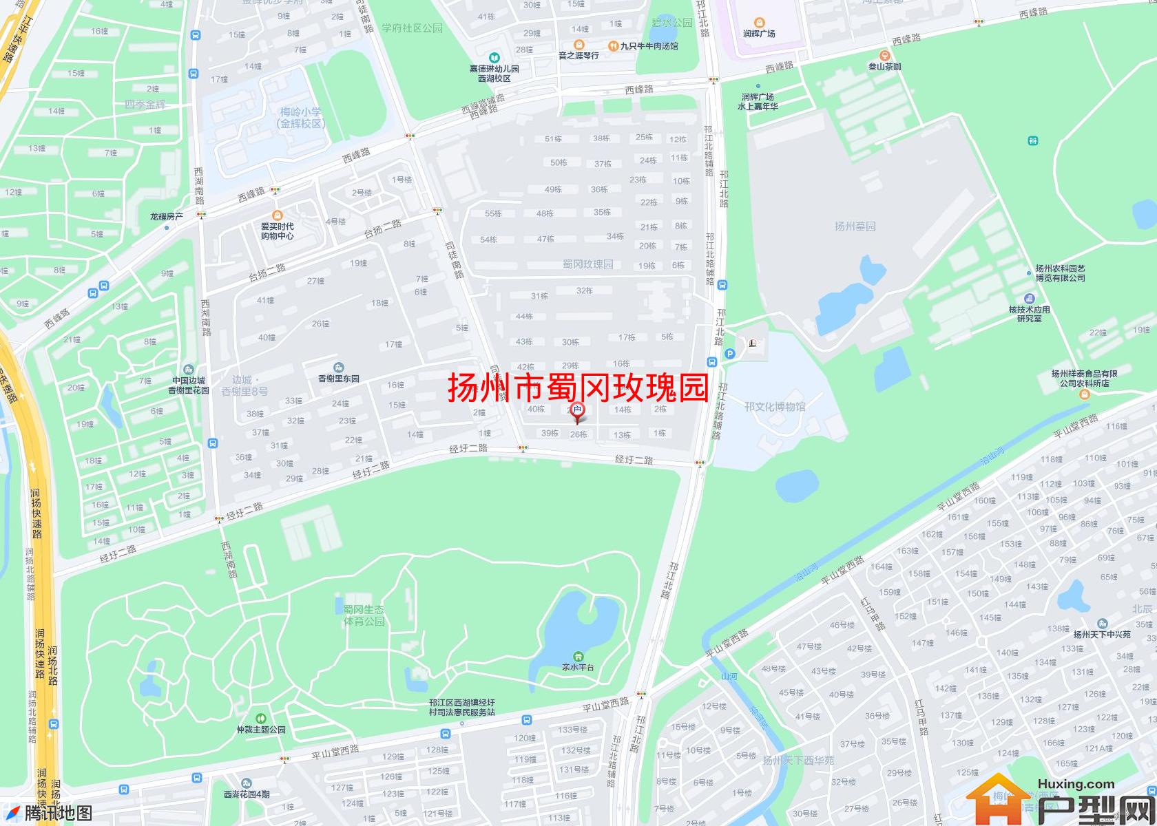 蜀冈玫瑰园小区 - 户型网