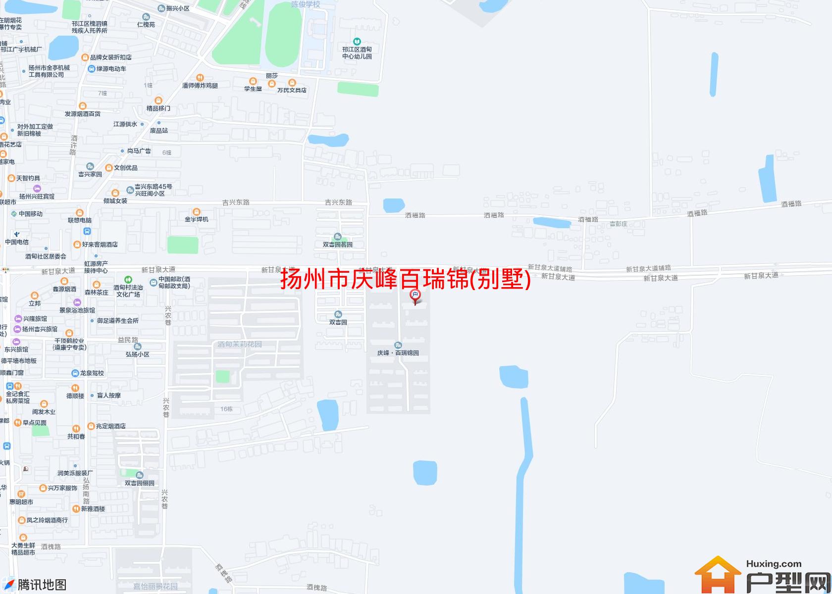 庆峰百瑞锦(别墅)小区 - 户型网