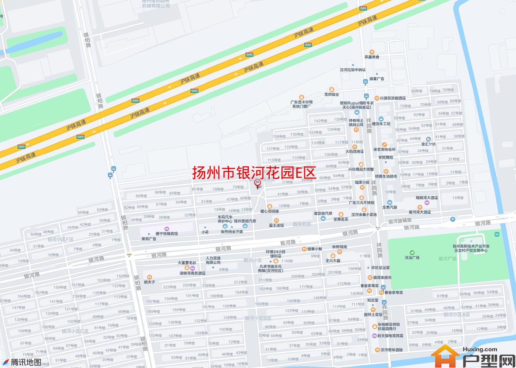 银河花园E区小区 - 户型网