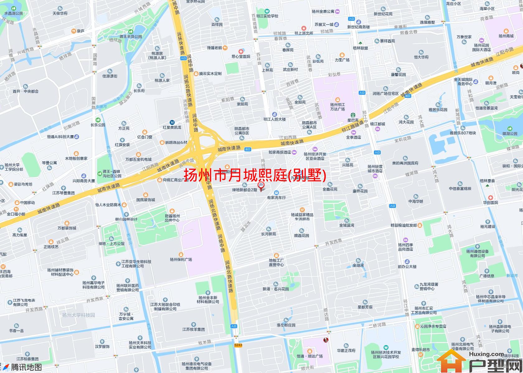 月城熙庭(别墅)小区 - 户型网
