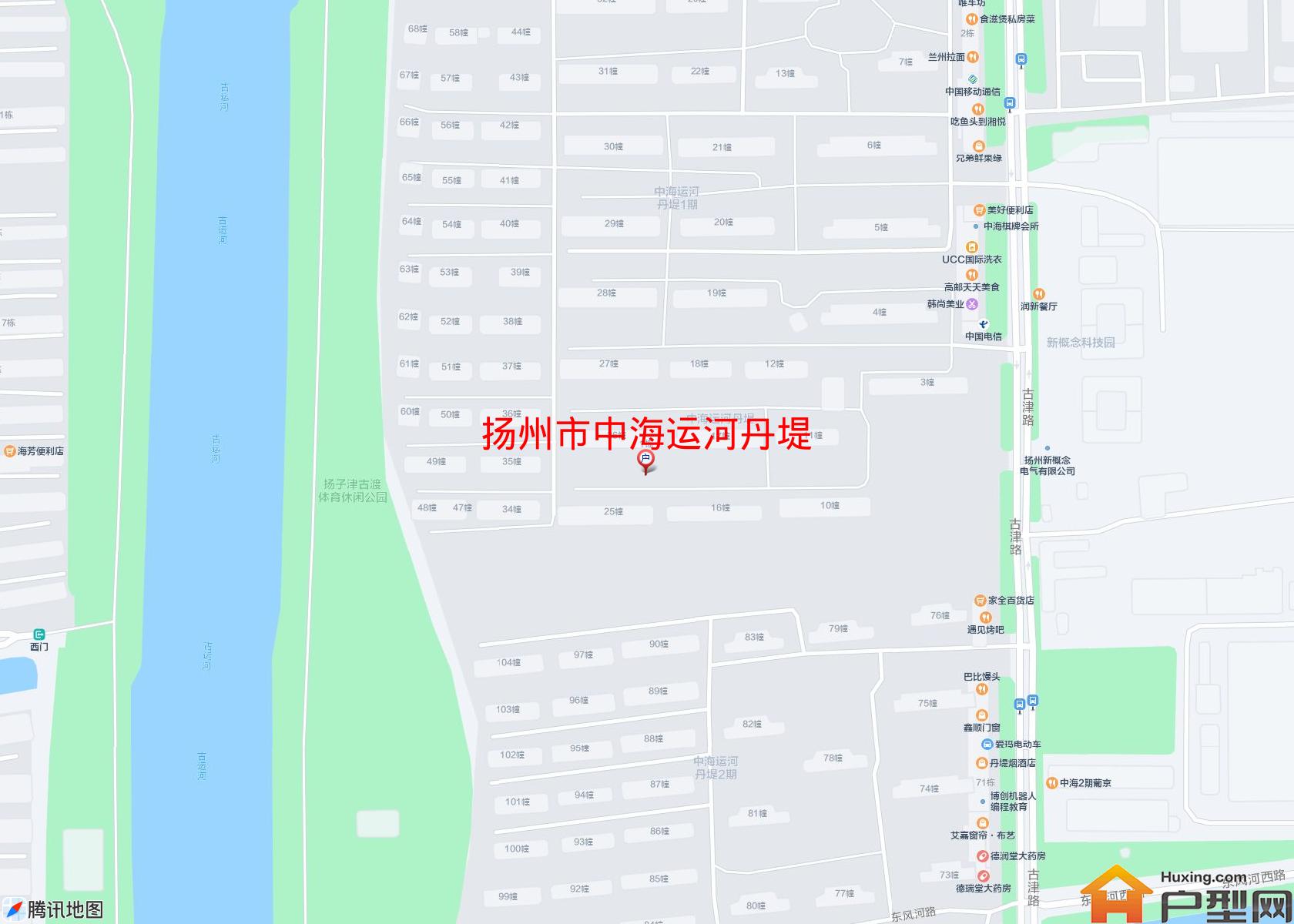 中海运河丹堤小区 - 户型网