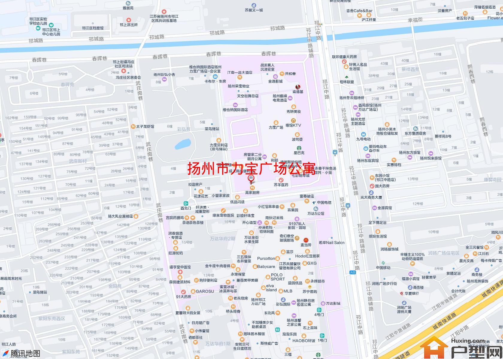 力宝广场公寓小区 - 户型网