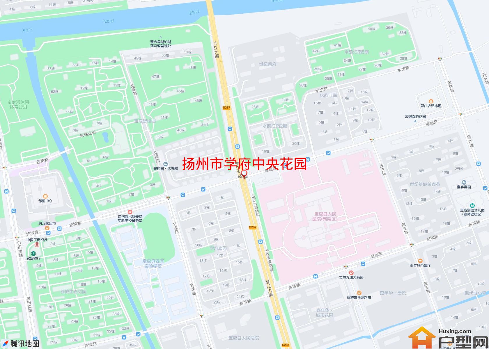 学府中央花园小区 - 户型网