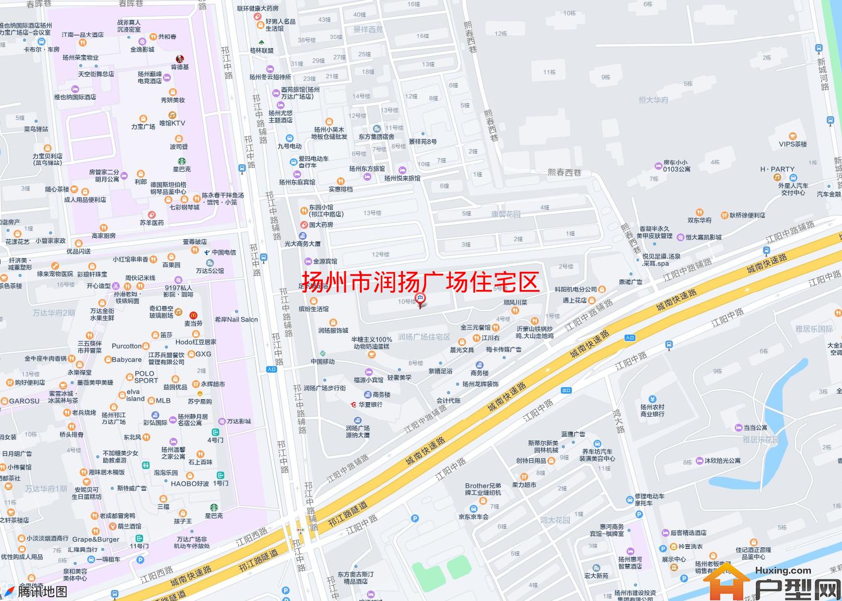 润扬广场住宅区小区 - 户型网