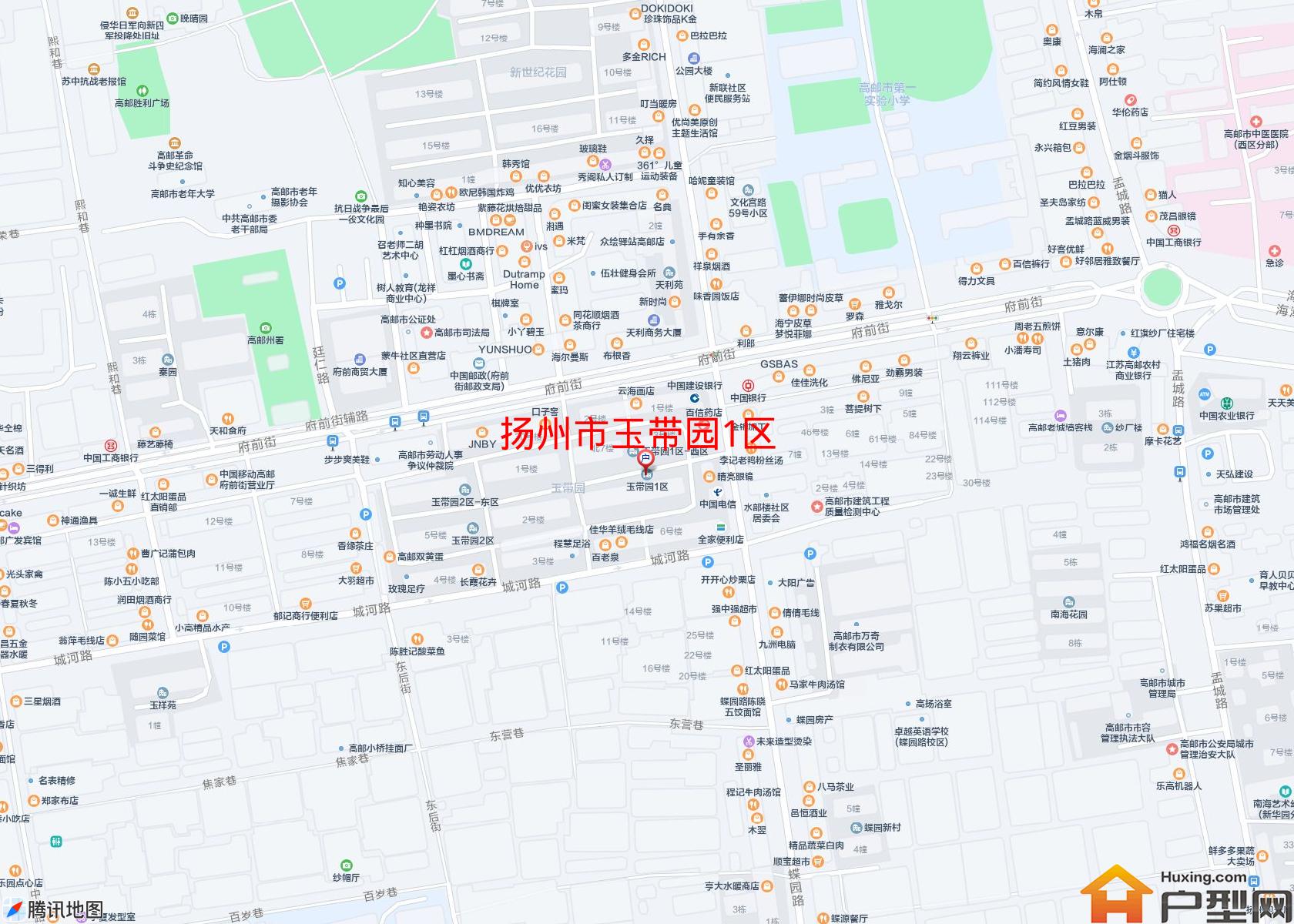 玉带园1区小区 - 户型网