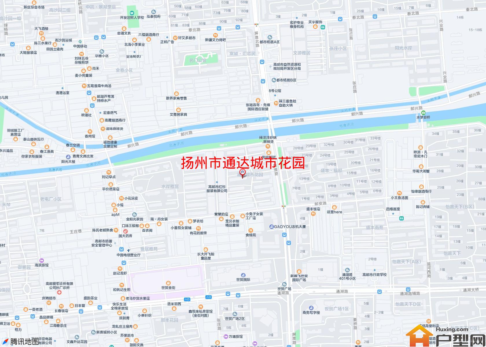 通达城市花园小区 - 户型网