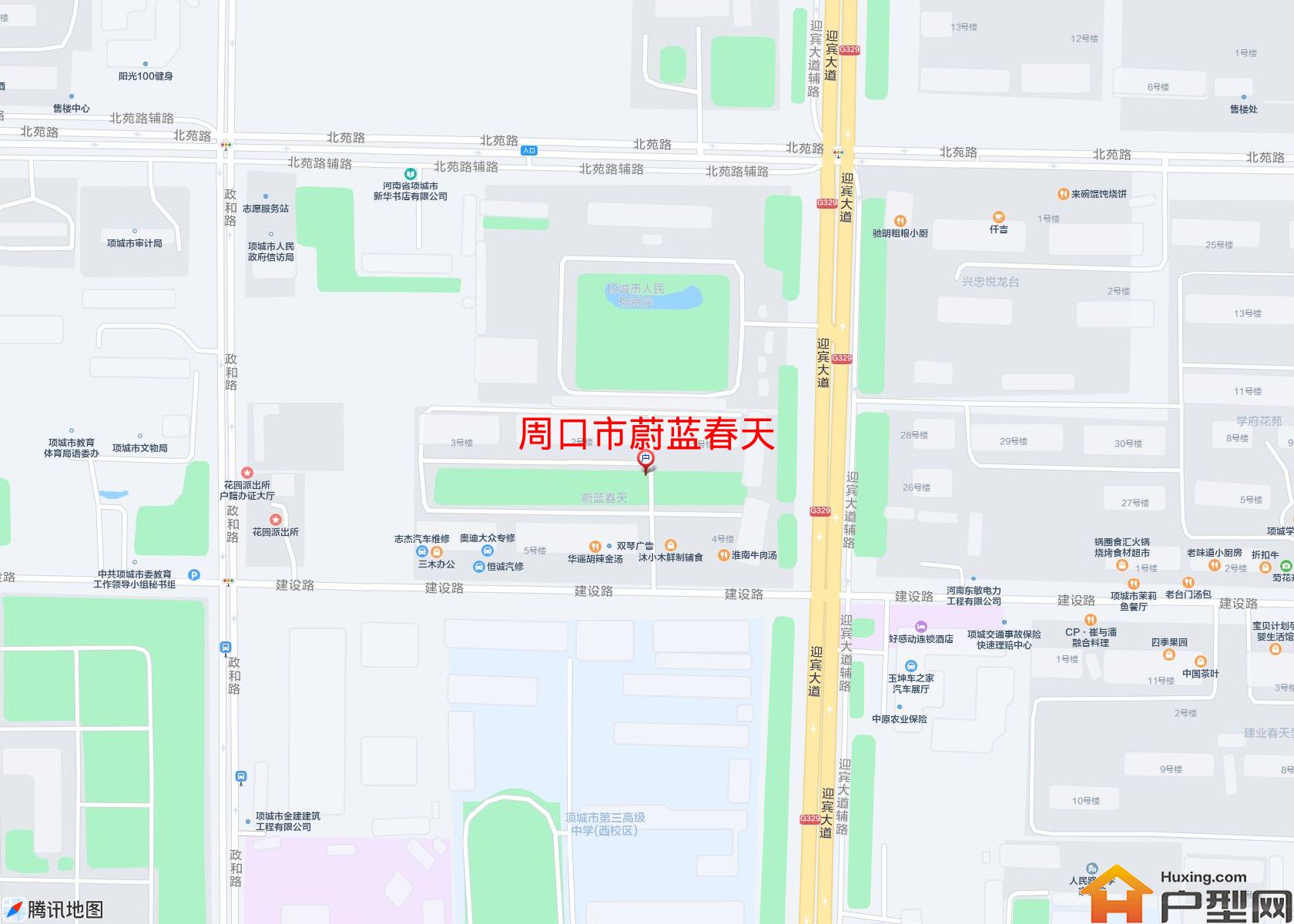 蔚蓝春天小区 - 户型网