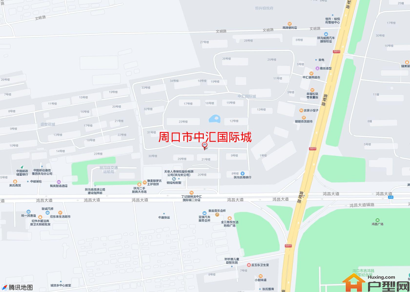 中汇国际城小区 - 户型网