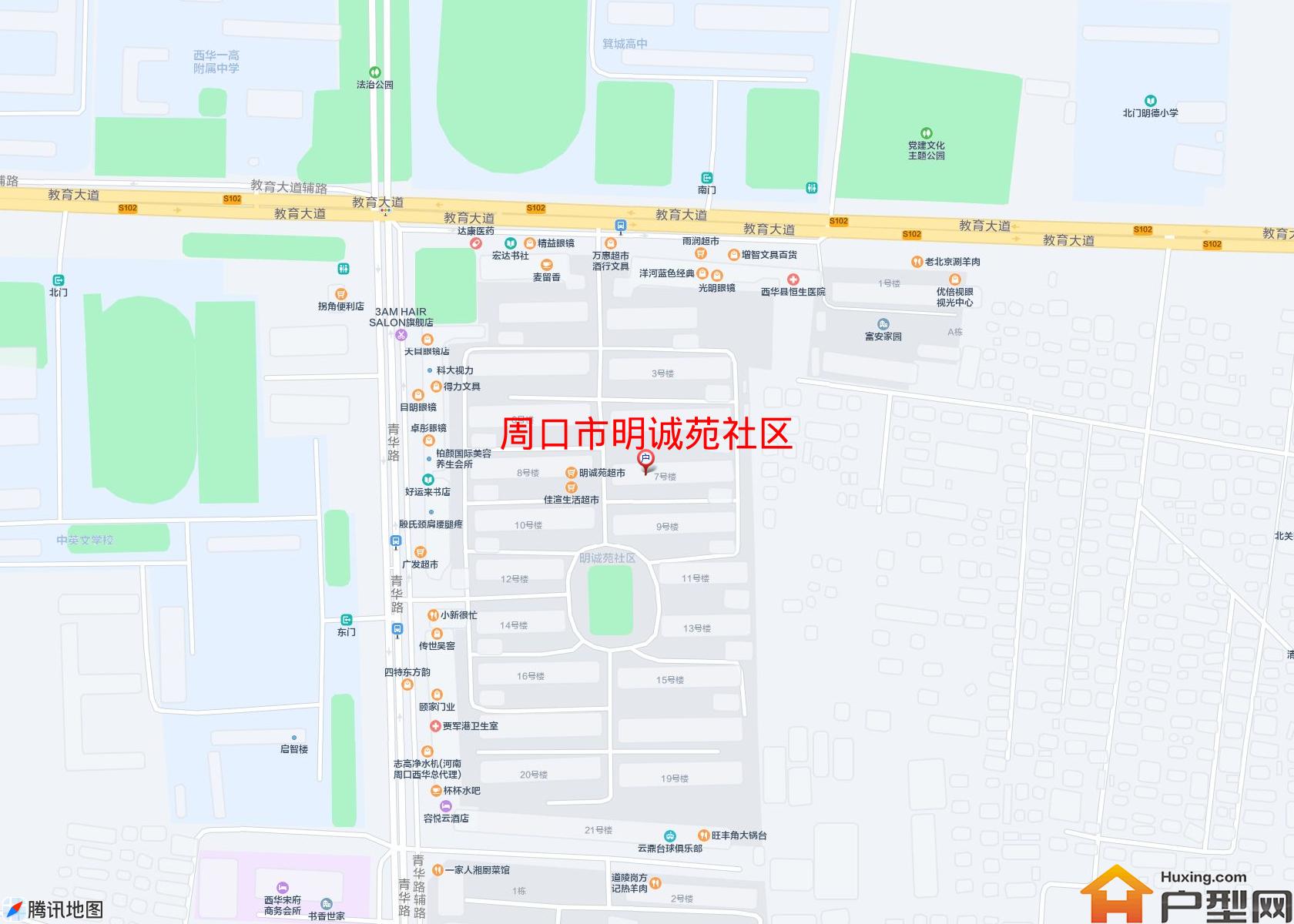 明诚苑社区小区 - 户型网