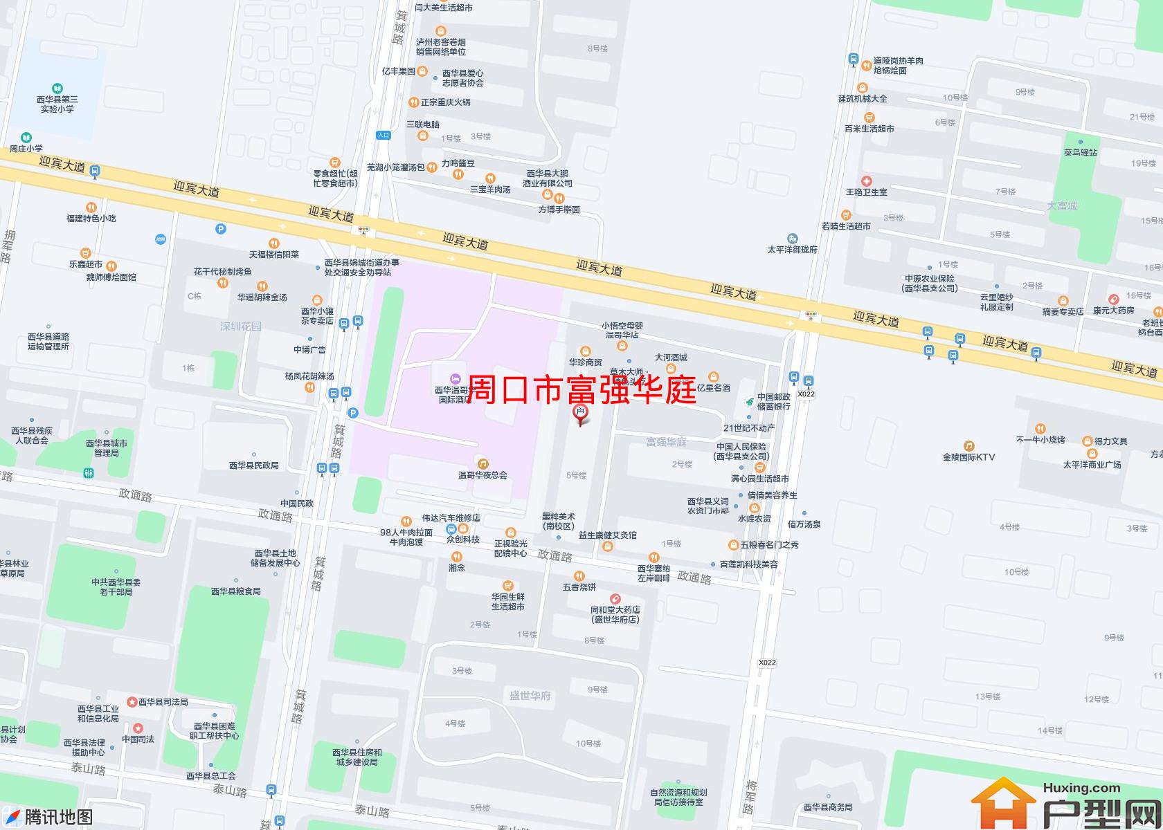 富强华庭小区 - 户型网