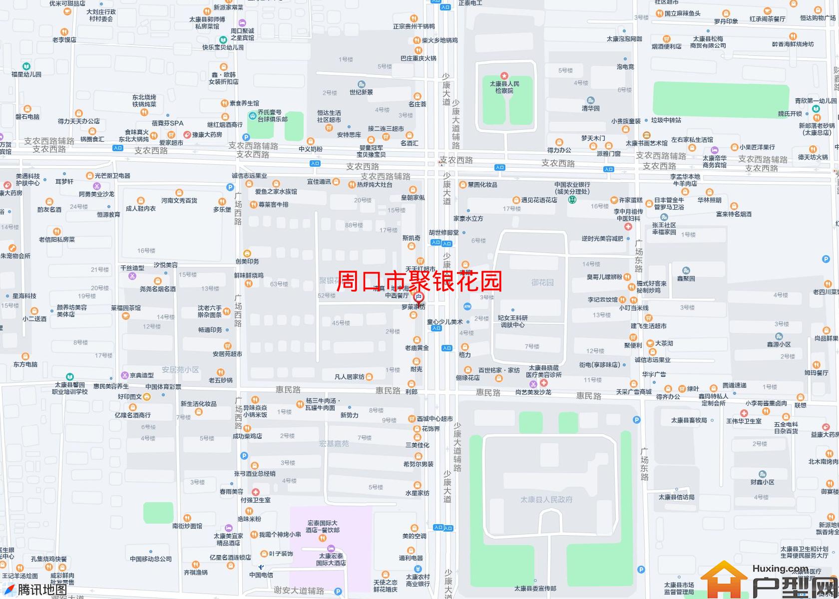 聚银花园小区 - 户型网
