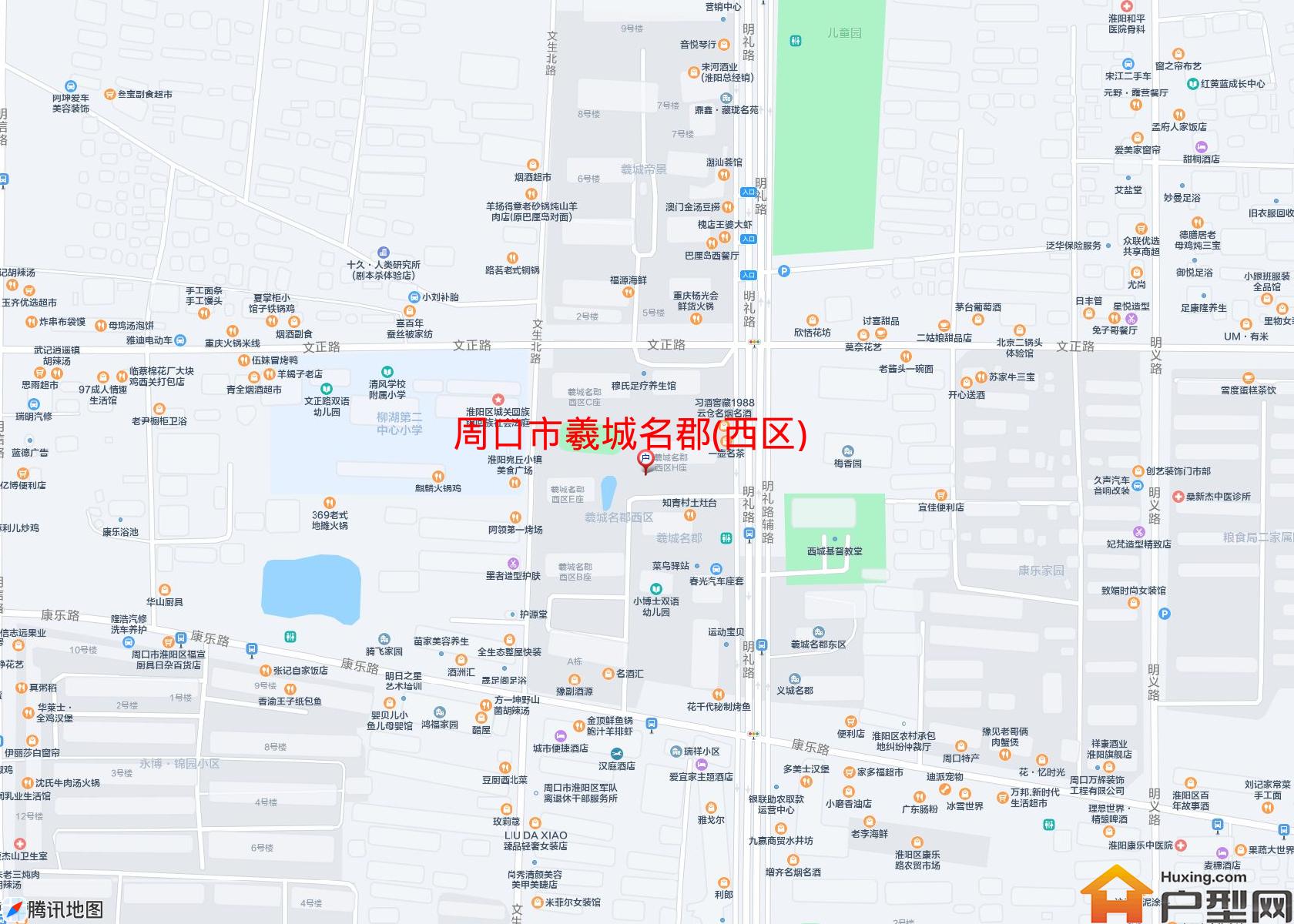 羲城名郡(西区)小区 - 户型网