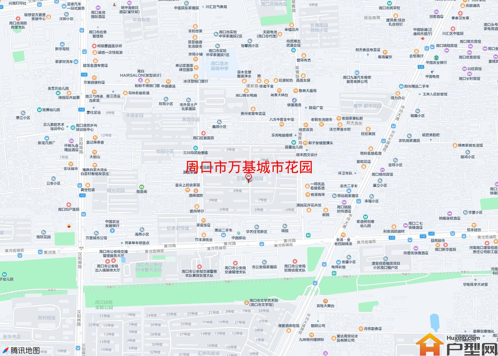 万基城市花园小区 - 户型网